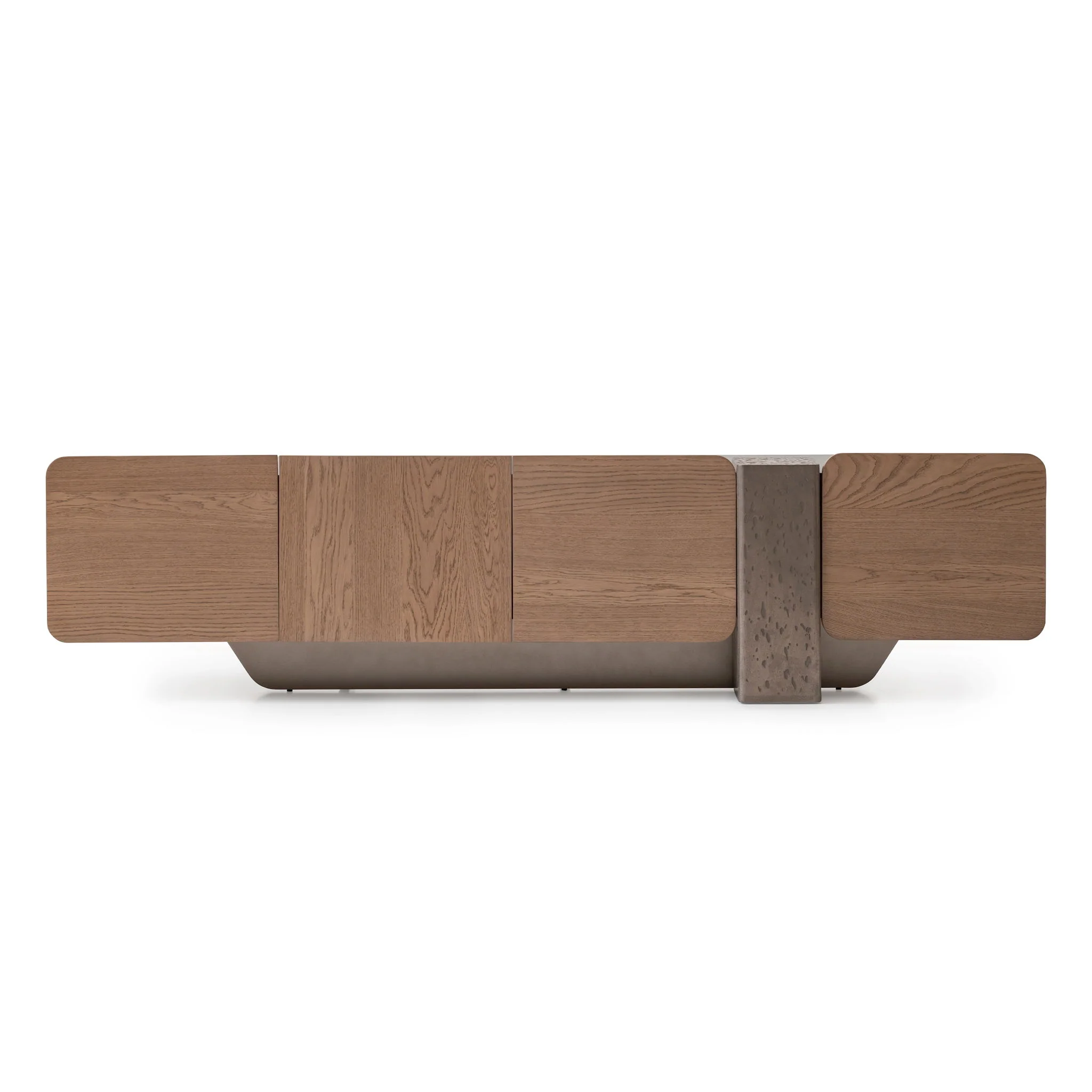 Bristol Point - Media Cabinet - Saddle Brown - Image 3