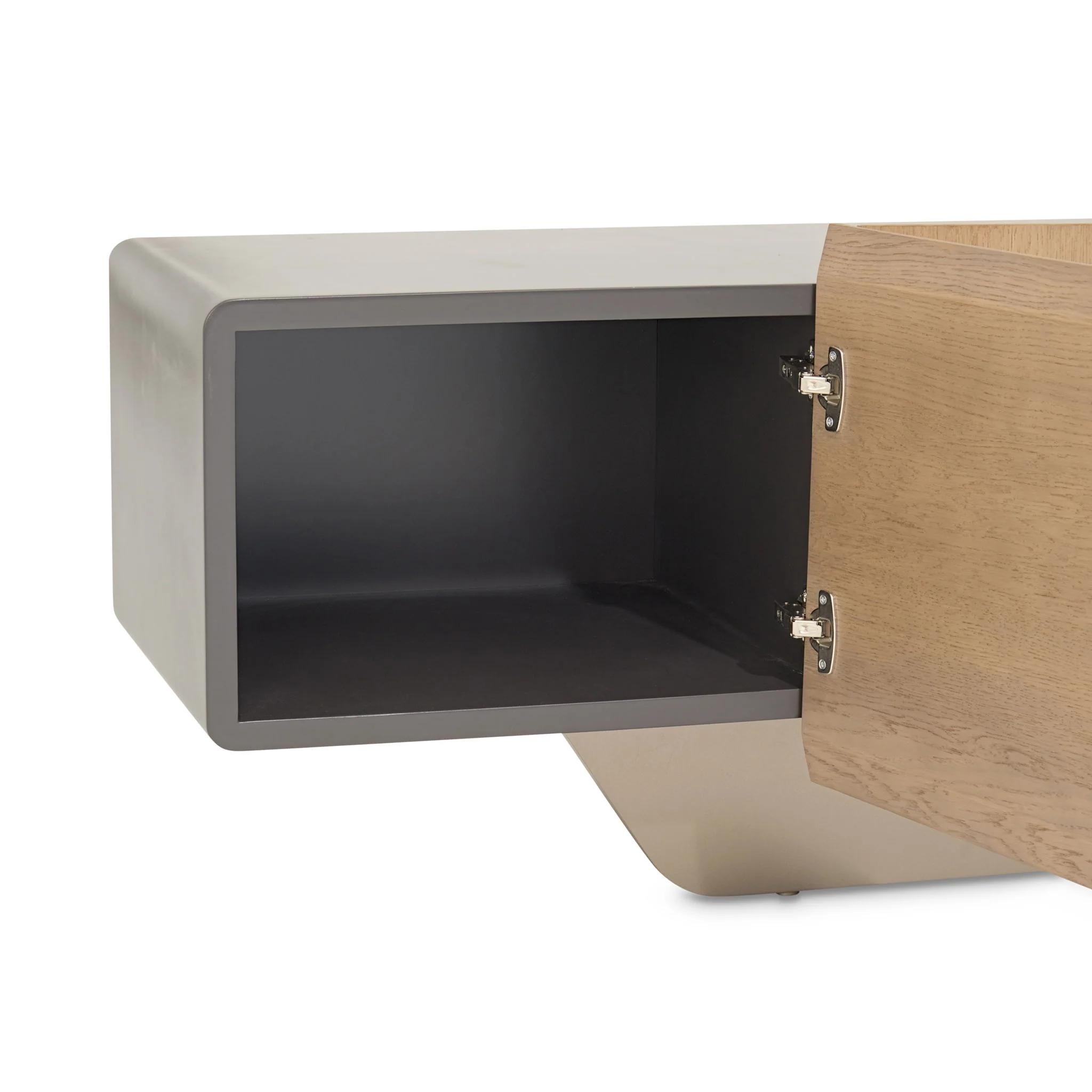 Bristol Point - Media Cabinet - Saddle Brown - Image 4