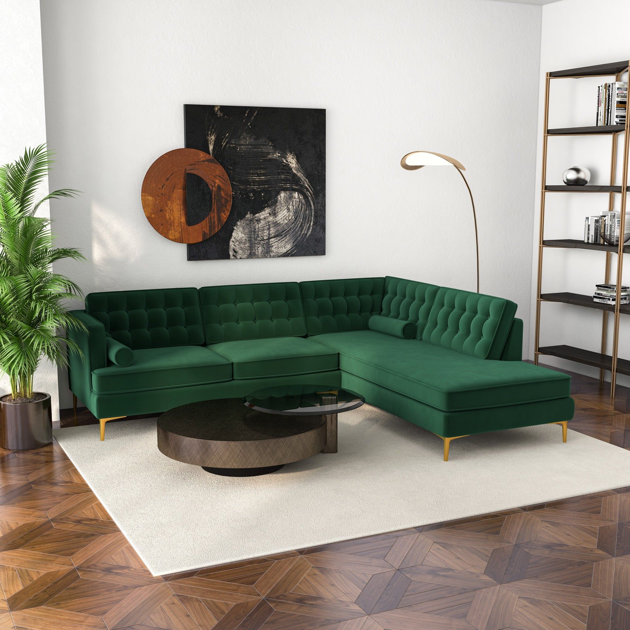 Brooke - Modern Design Sectional Sofa - Image 2