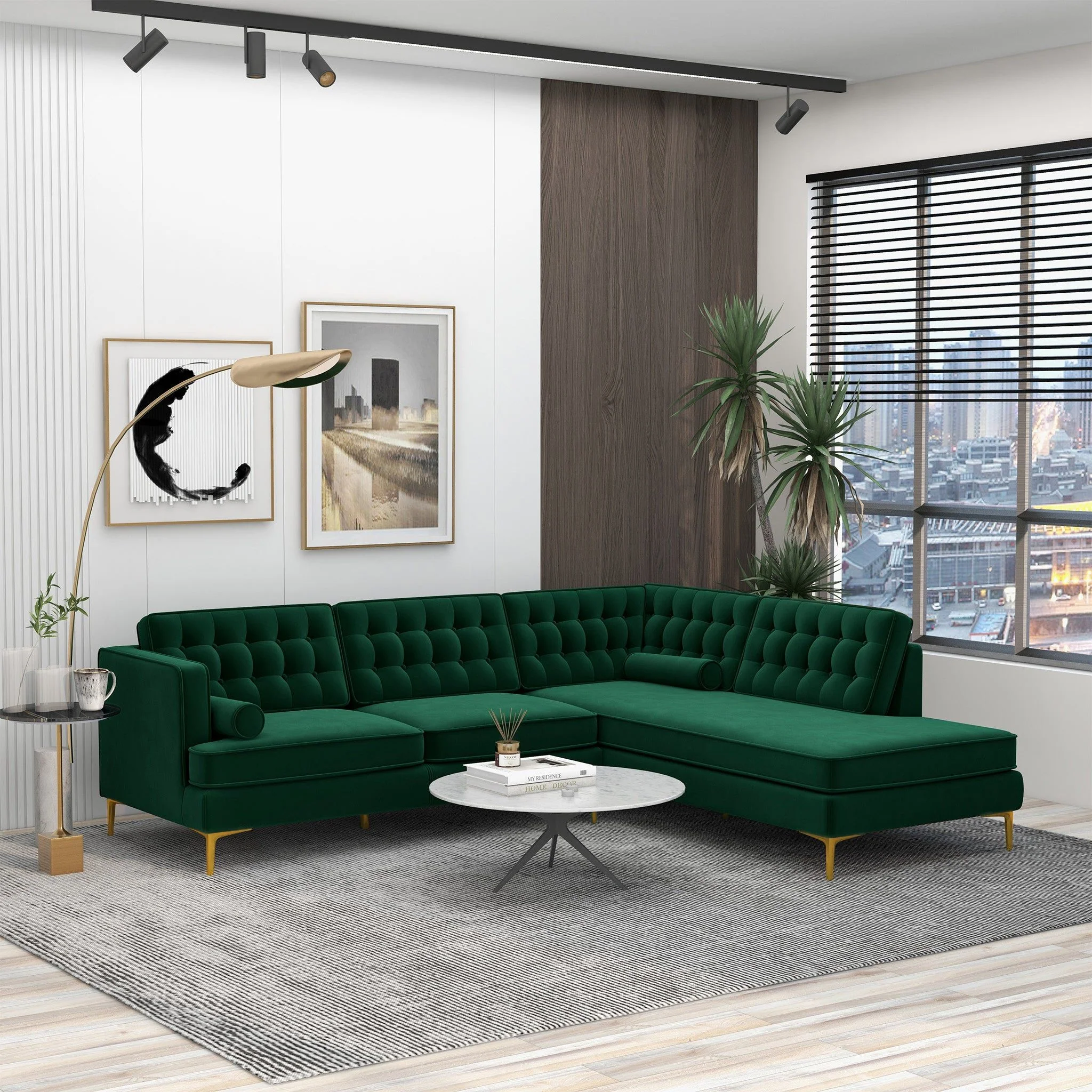 Brooke - Modern Design Sectional Sofa - Image 3