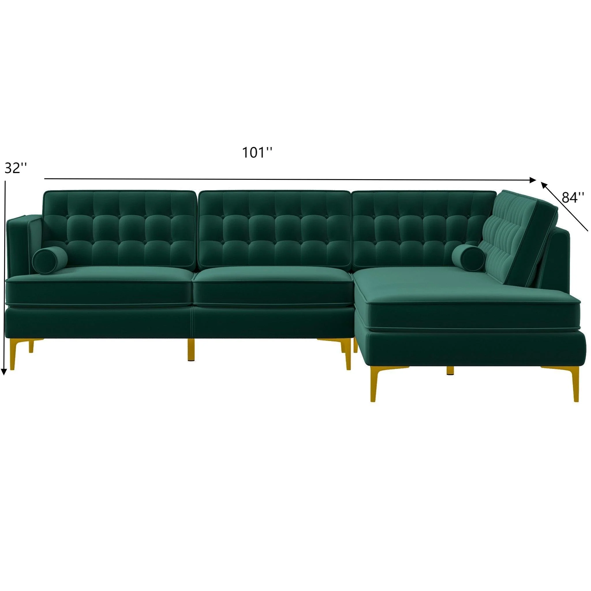 Brooke - Modern Design Sectional Sofa - Image 4