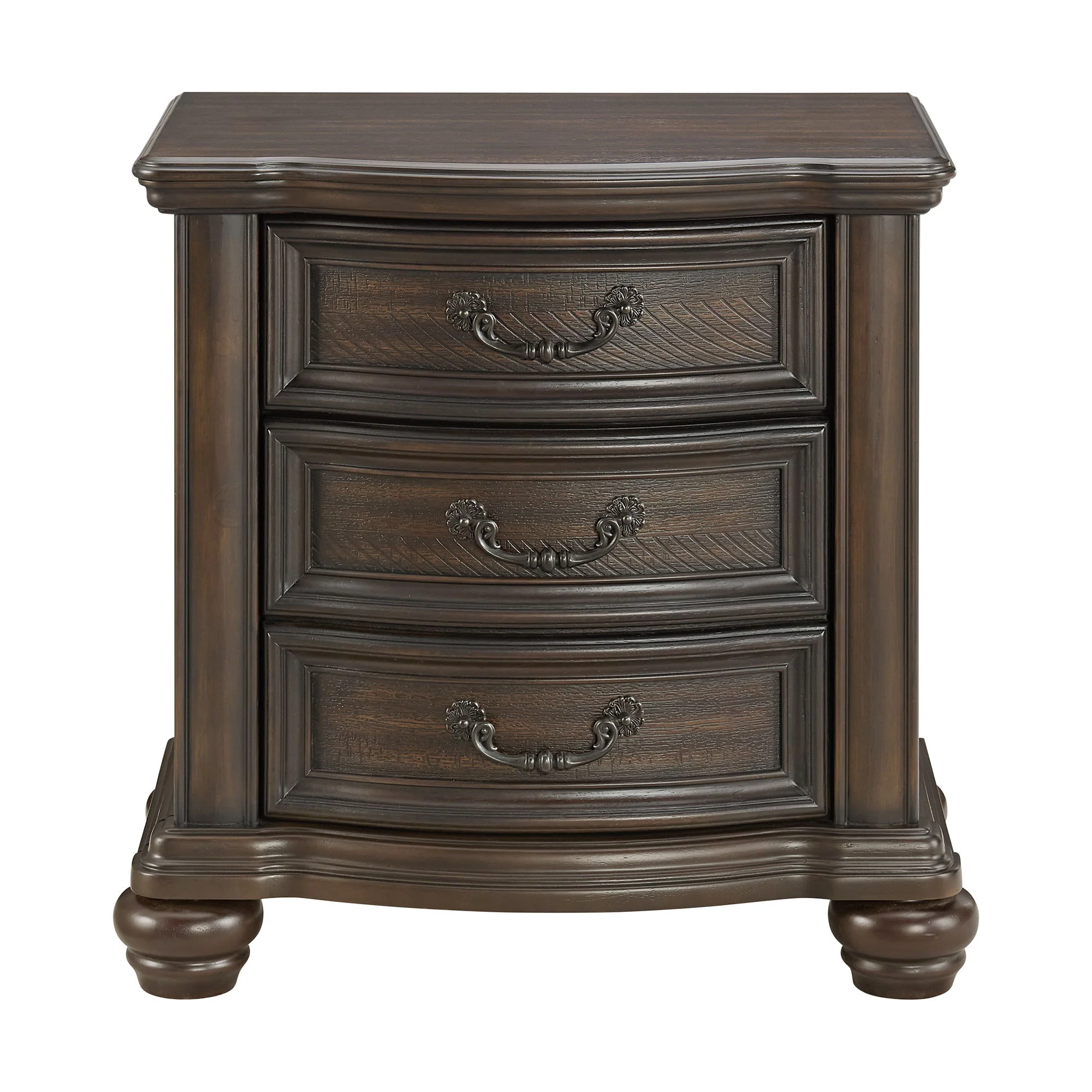 Brunswick - 2-Drawer Nightstand With USB - Mahogany - Image 3
