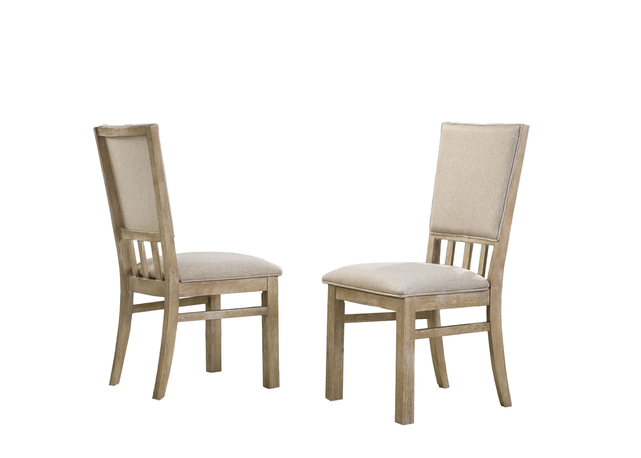 Brutus - Wide Dining Chair (Set of 2) - Reclaimed Wheat - Image 3