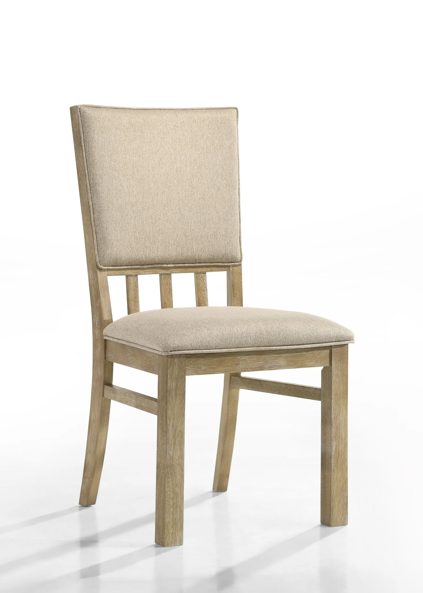 Brutus - Wide Dining Chair (Set of 2) - Reclaimed Wheat - Image 4