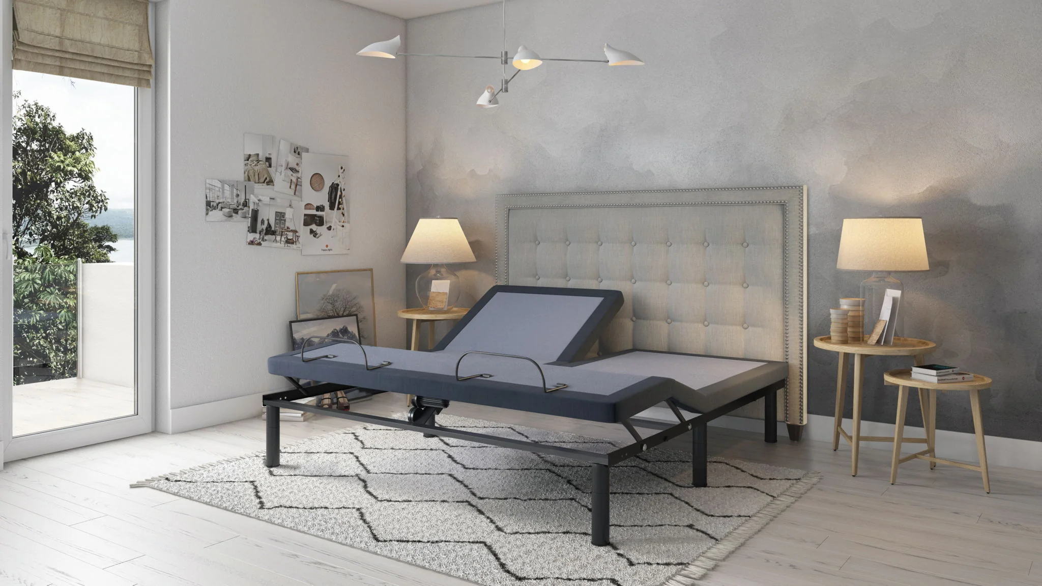 Bt3000 - Flex Head Adjustable Bed Base With Head And Foot Position Adjustment