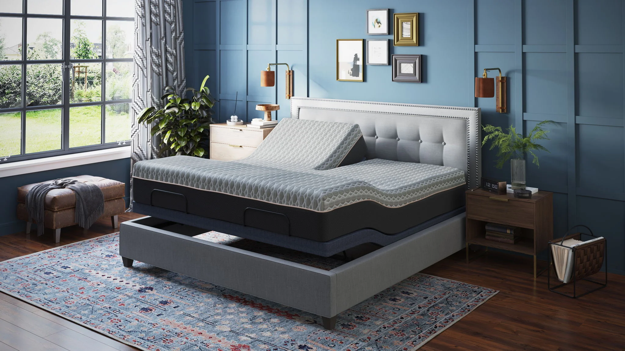 Bt3000 - Flex Head Adjustable Bed Base With Head And Foot Position Adjustment - Image 2