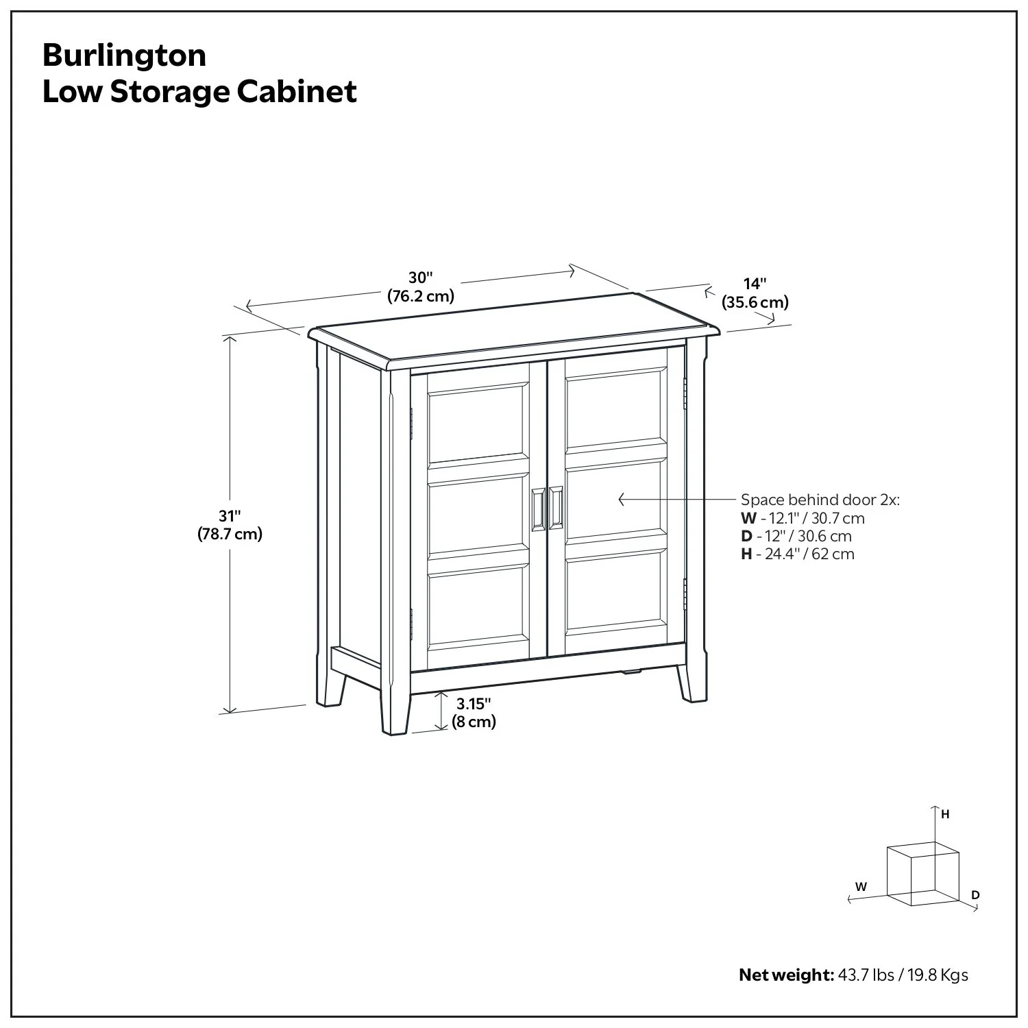 Burlington - Handcrafted Low Storage Cabinet - Image 13