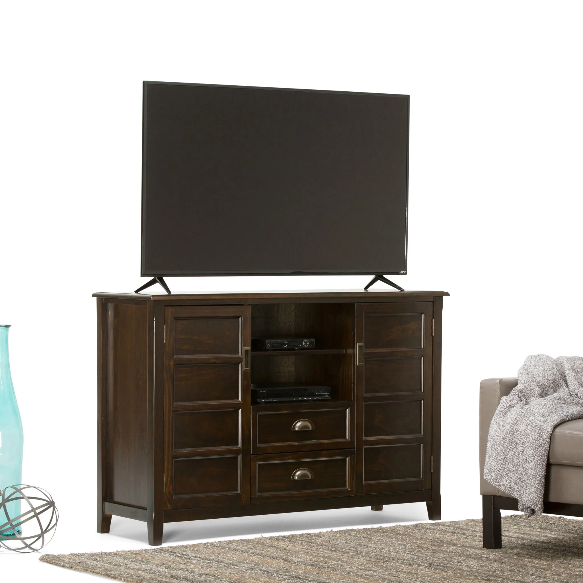 Burlington - Handcrafted Tall TV Media Stand - Image 3