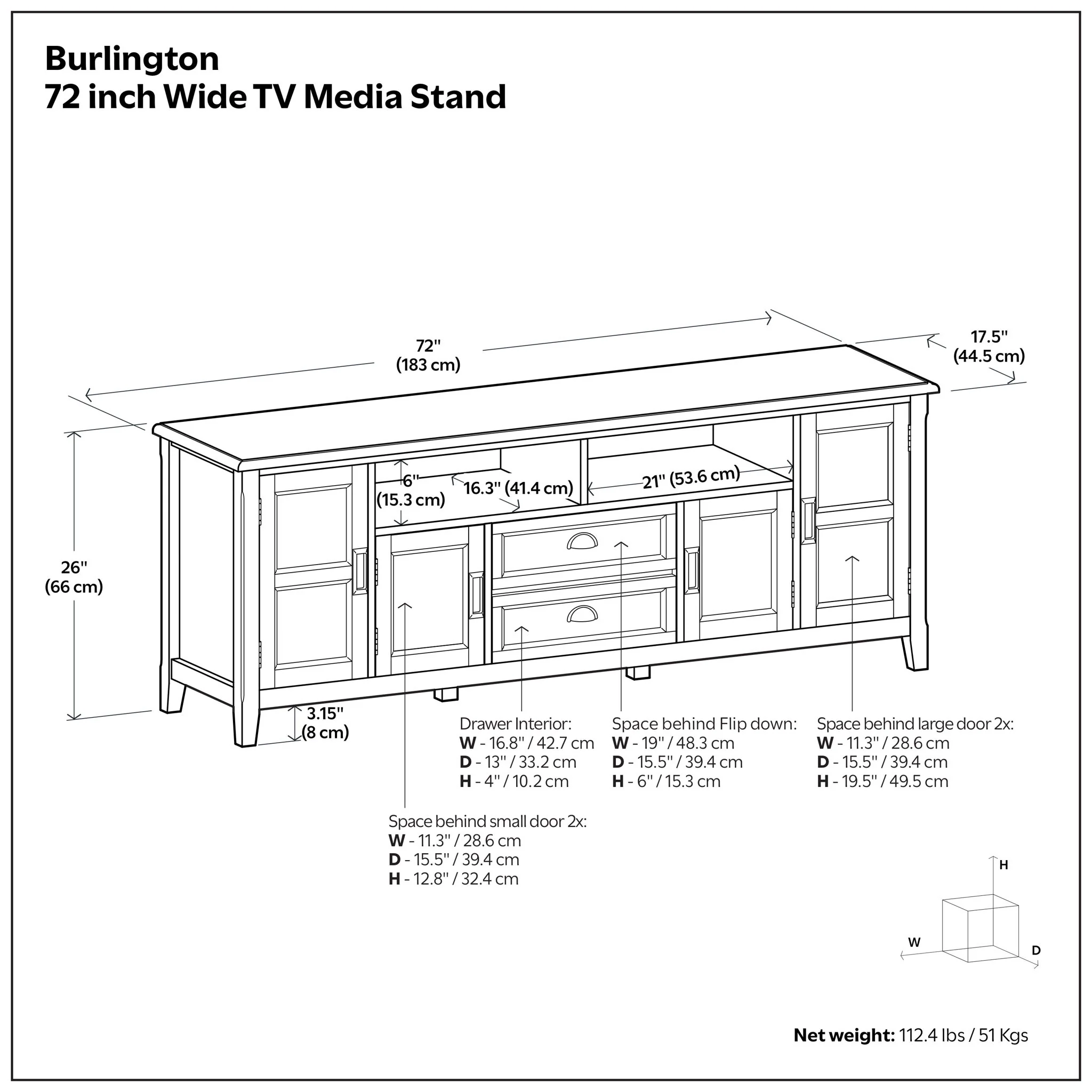 Burlington - TV Media Stand - Image 5