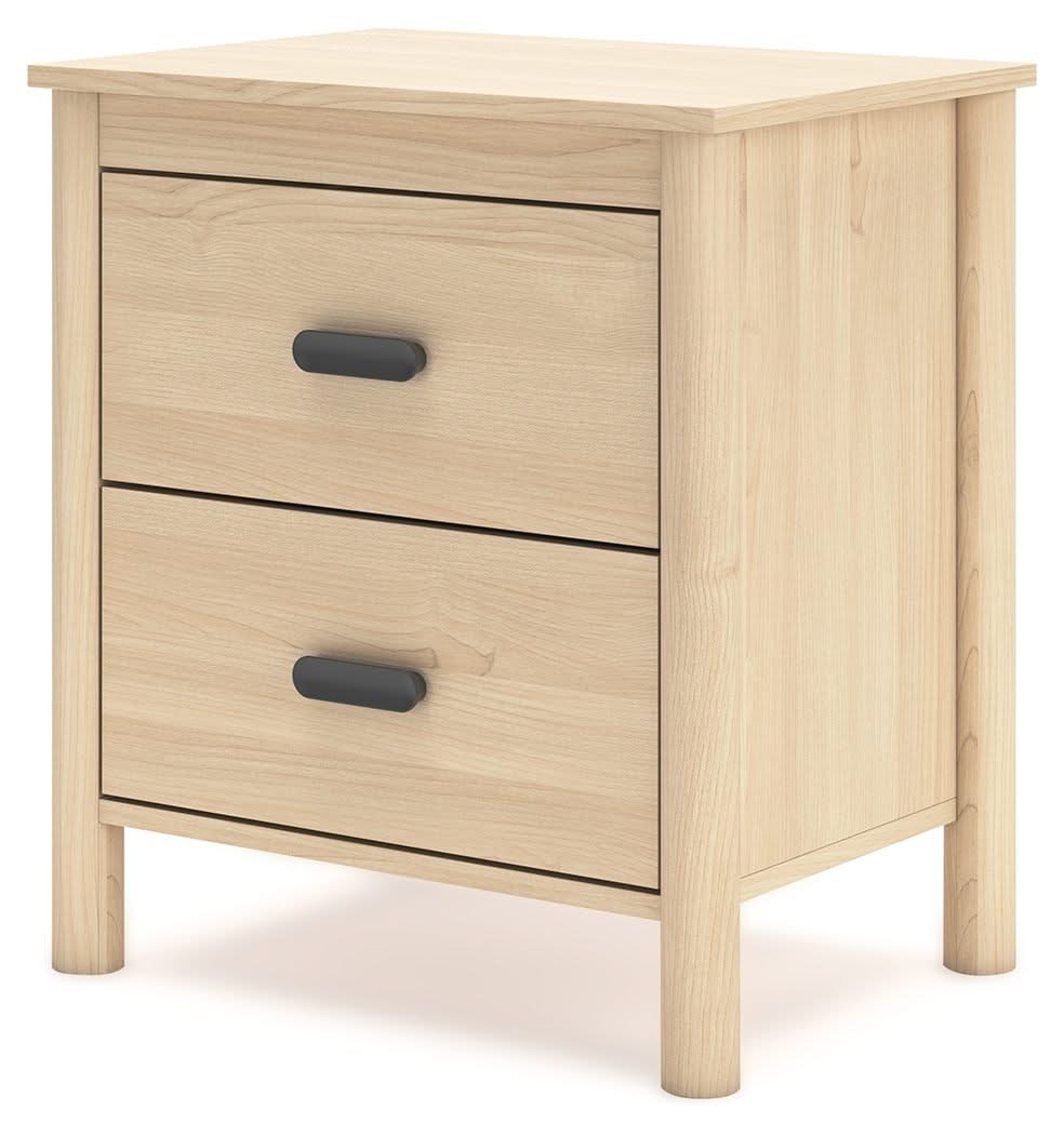Cabinella - Two Drawer Night Stand - Tan - Image 4