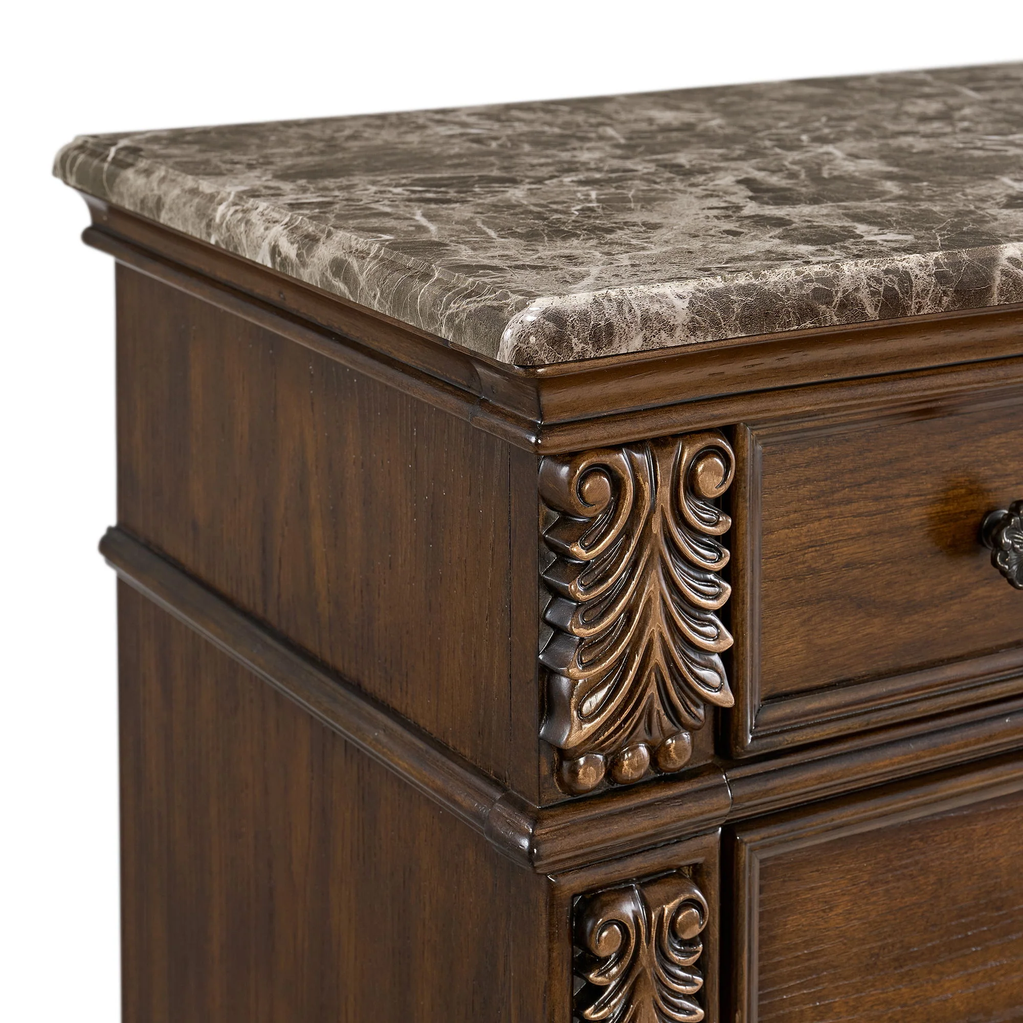 Cadenza - Nightstand With USB-C - Brown - Image 2