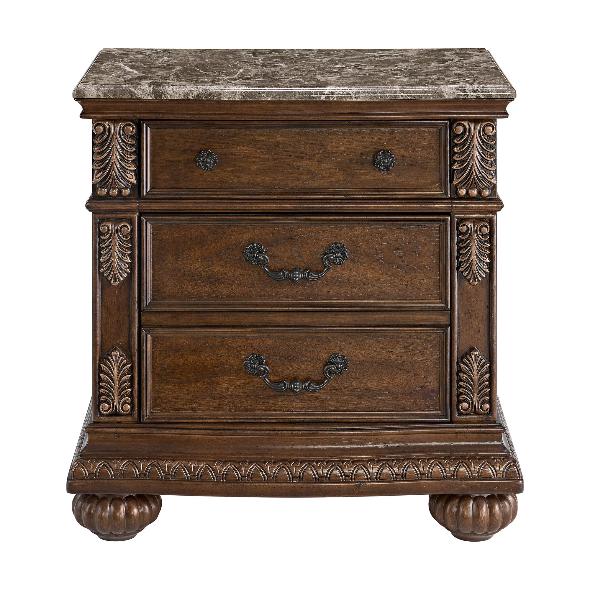Cadenza - Nightstand With USB-C - Brown - Image 3