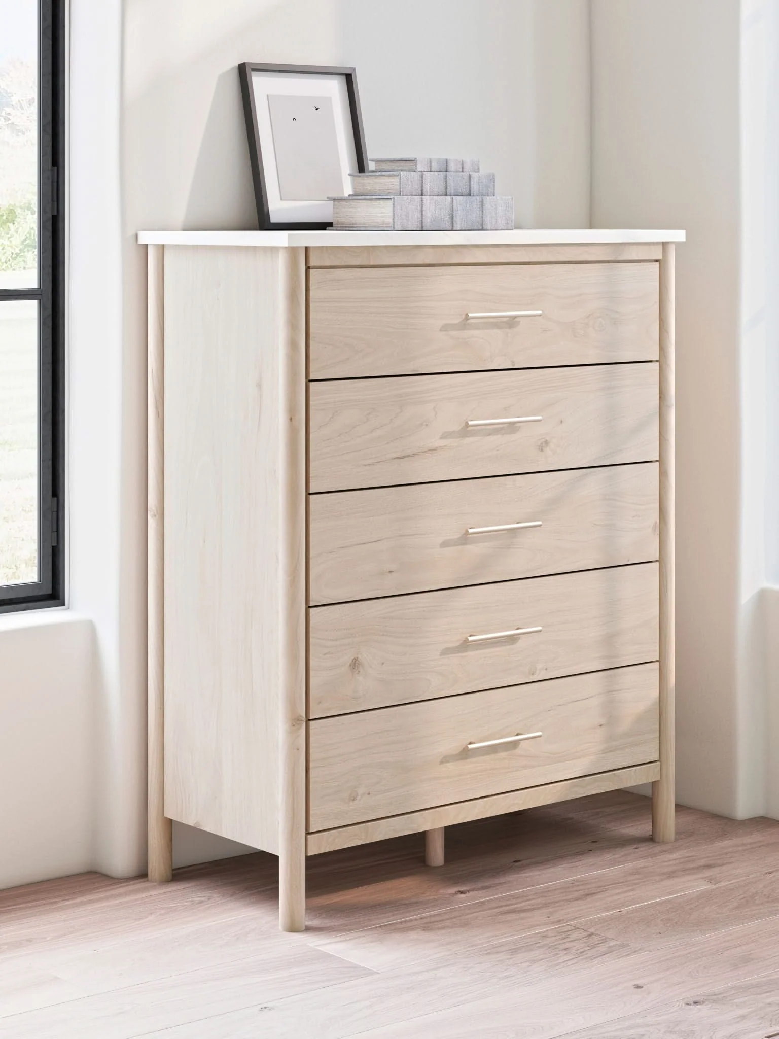 Cadmori - Five Drawer Wide Chest - Image 4