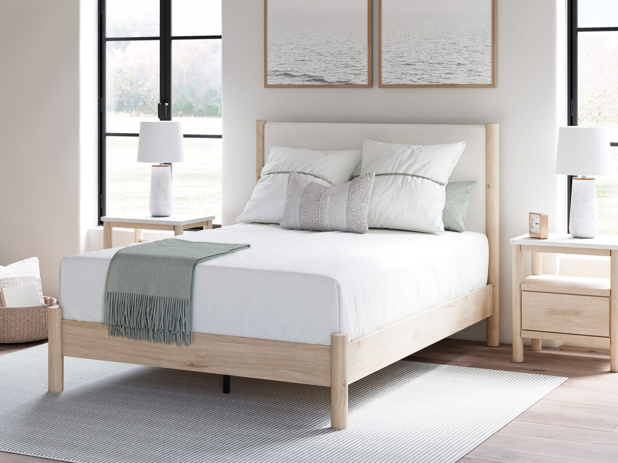 Cadmori - Upholstered Panel Bed - Image 13