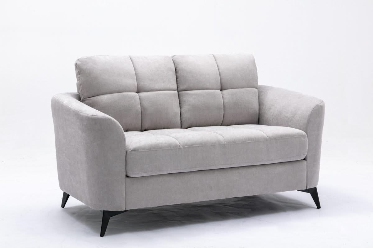 Callie - Woven Fabric Loveseat - Image 4