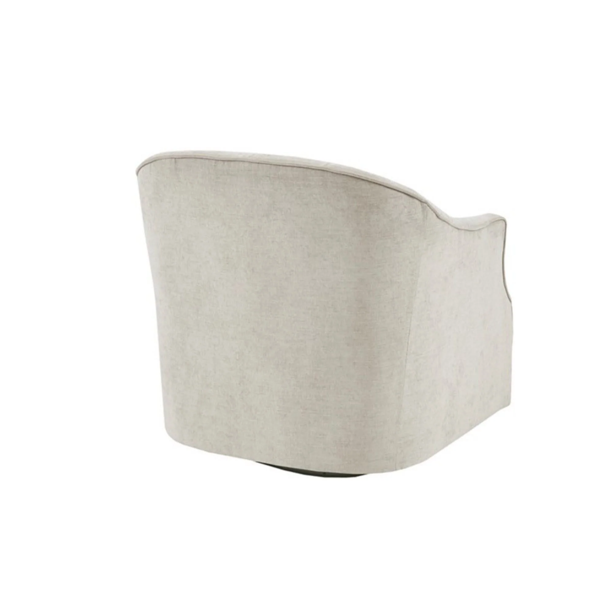 Calvin - Swivel Chair With 360 Degree Rotation - Beige - Image 3