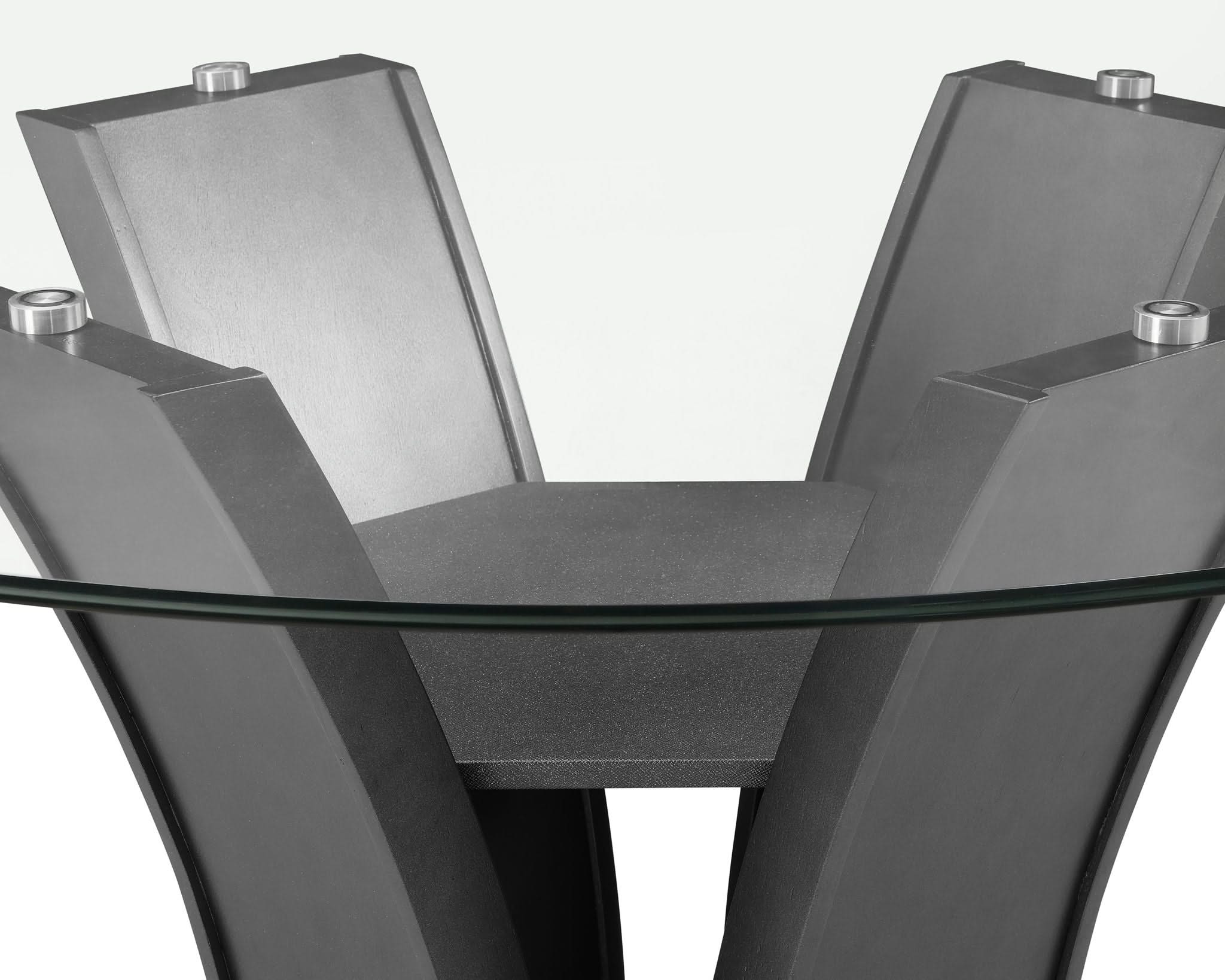 Camelia - Counter Height Table - Glass - Gray - Image 4