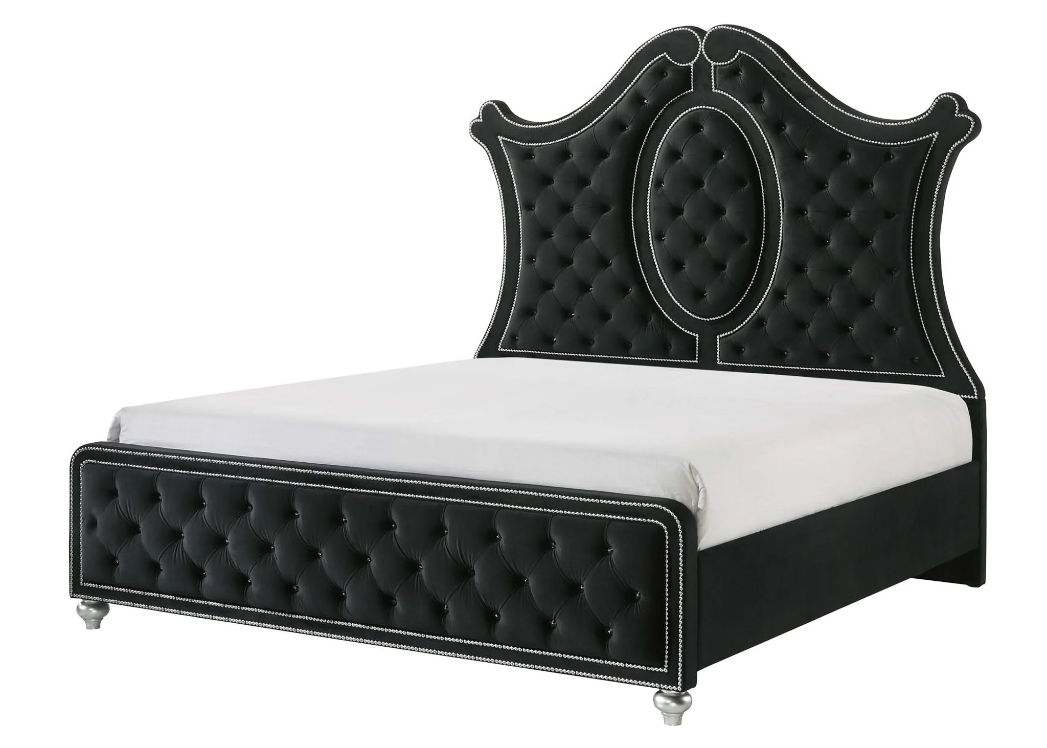Cameo - Queen 5 Piece Bedroom Set - Black - Image 3