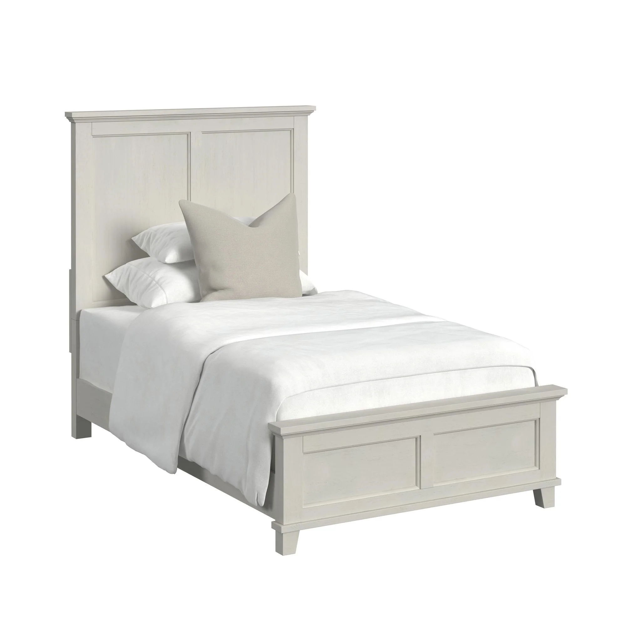 Canterbury - Twin Panel 3 Piece Bedroom Set - Ivory - Image 4