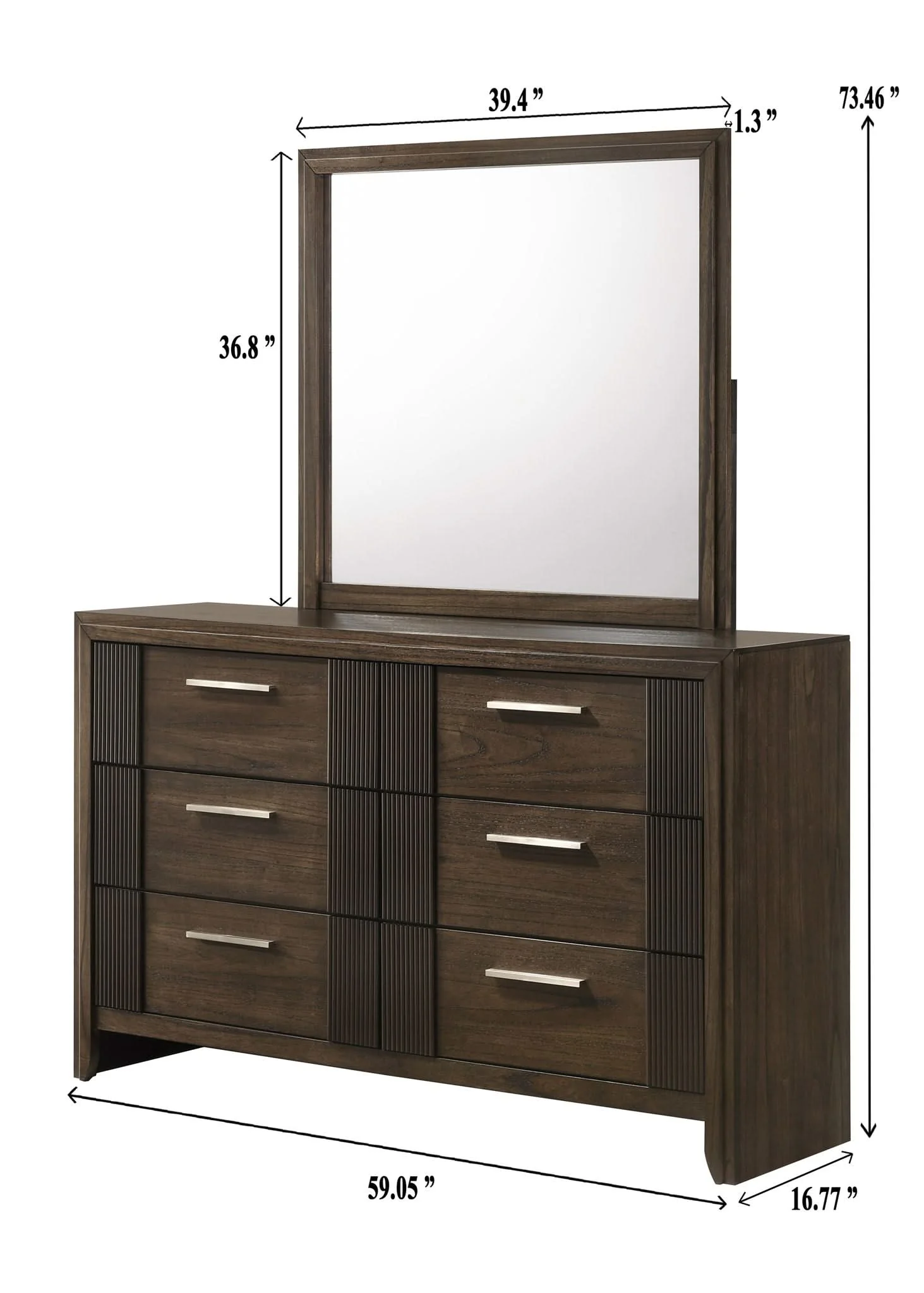 Carlton - Dresser - Brown - Image 2