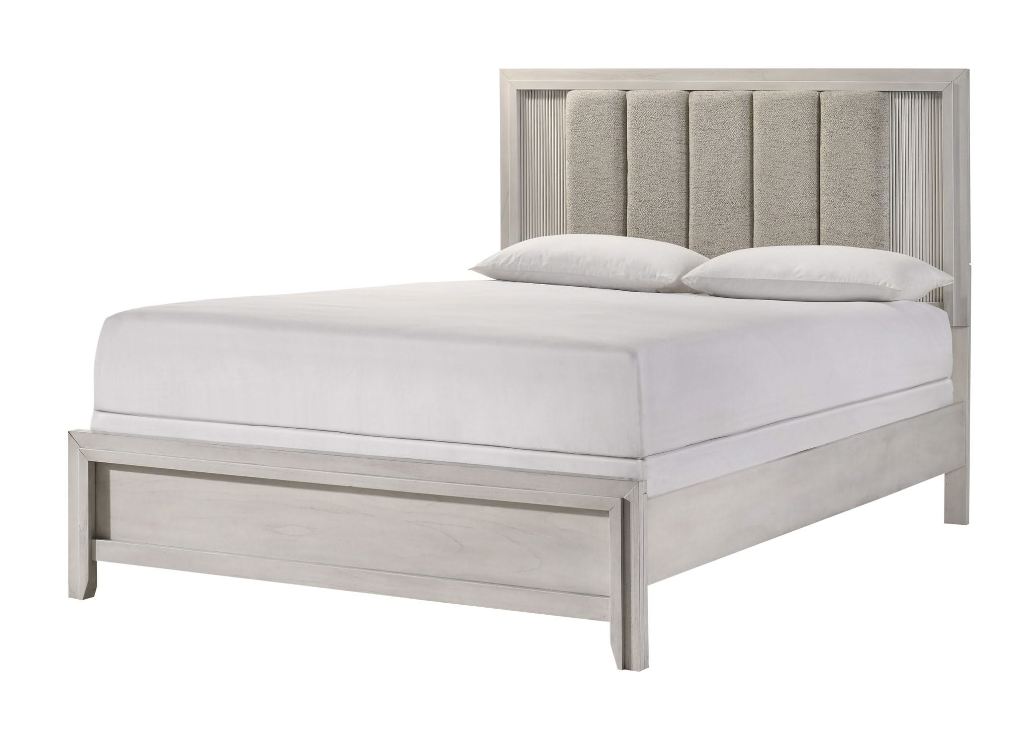 Carlton - King 4 Piece Bedroom Set - White Mist - Image 3