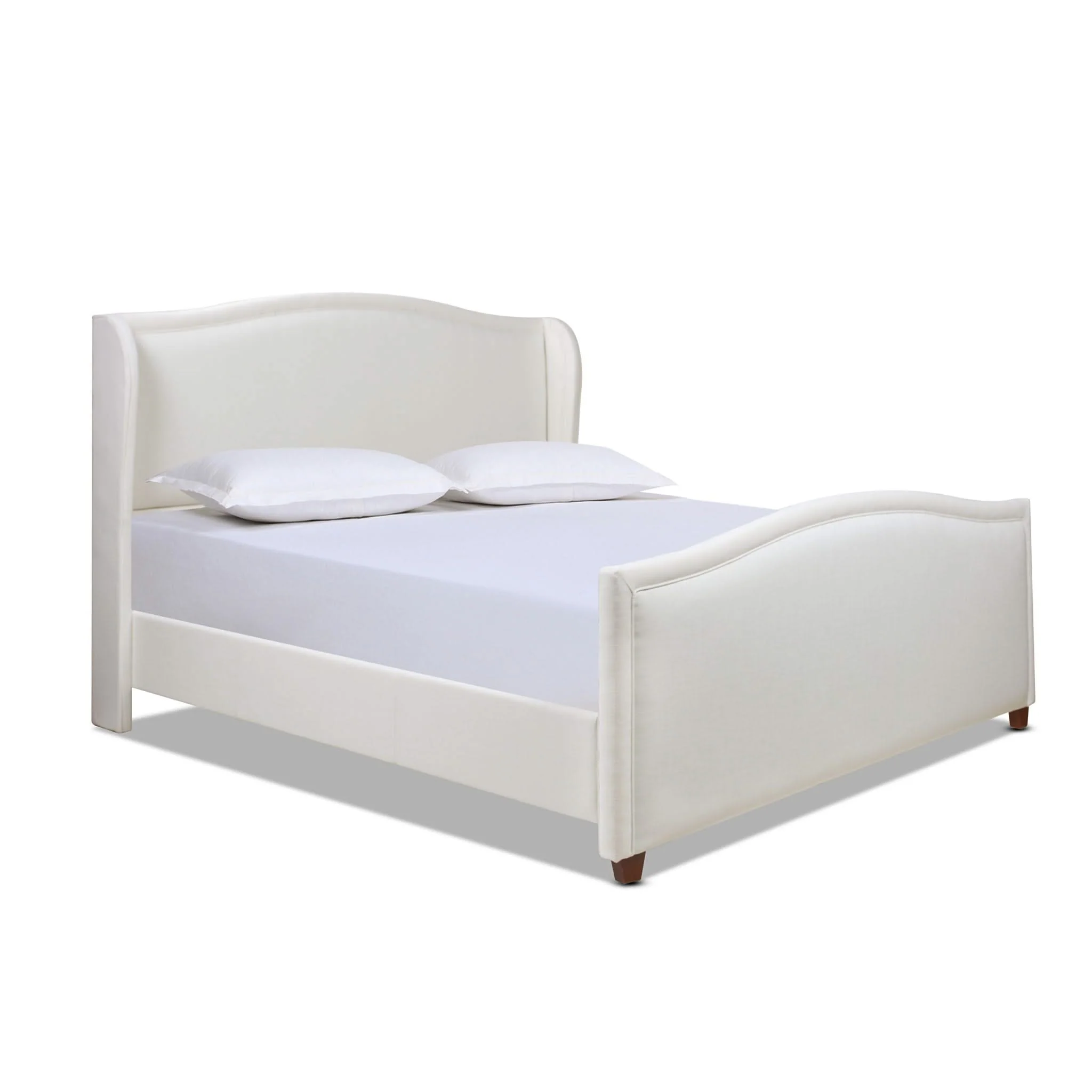 Carmen - Upholstered Wingback Panel Bed Frame - Image 4