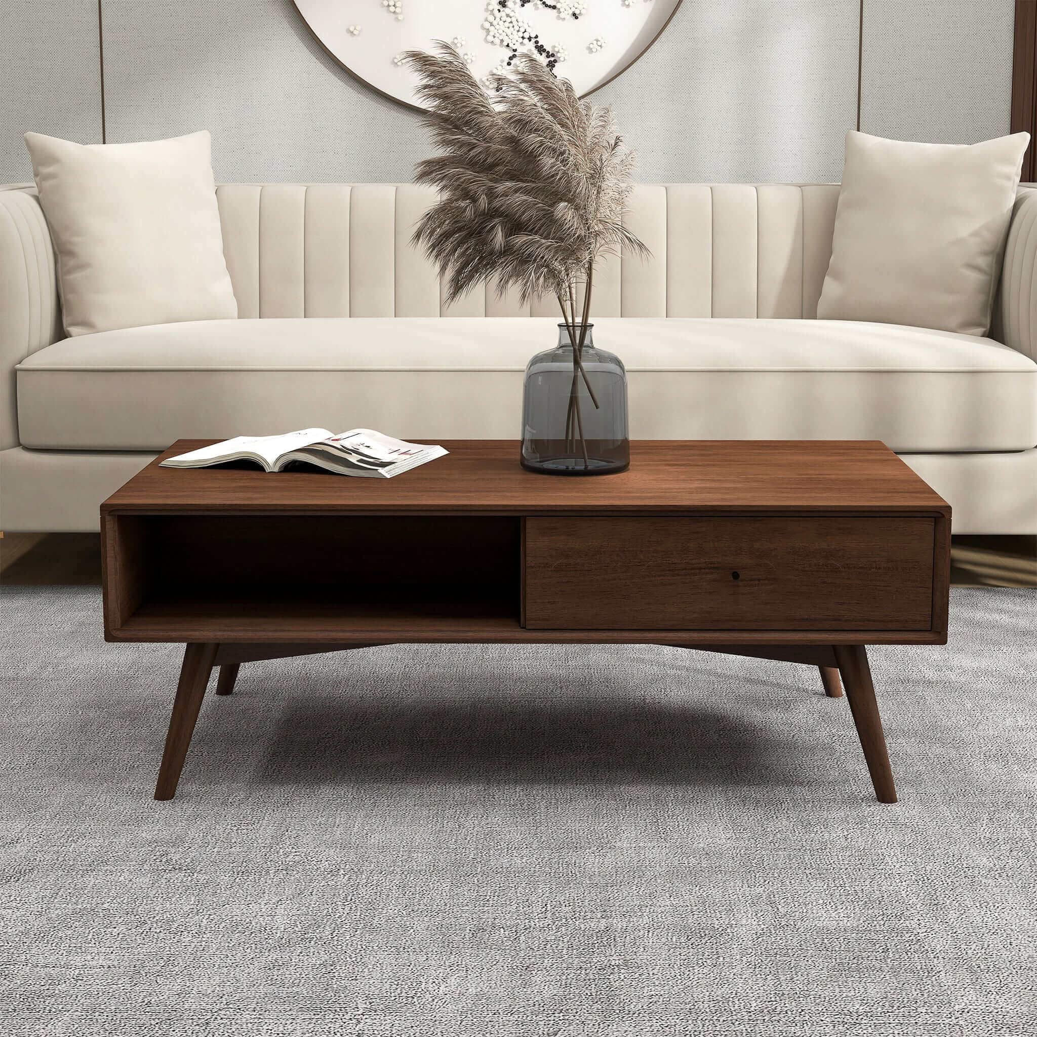 Caroline - Coffee Table - Walnut Brown - Image 2