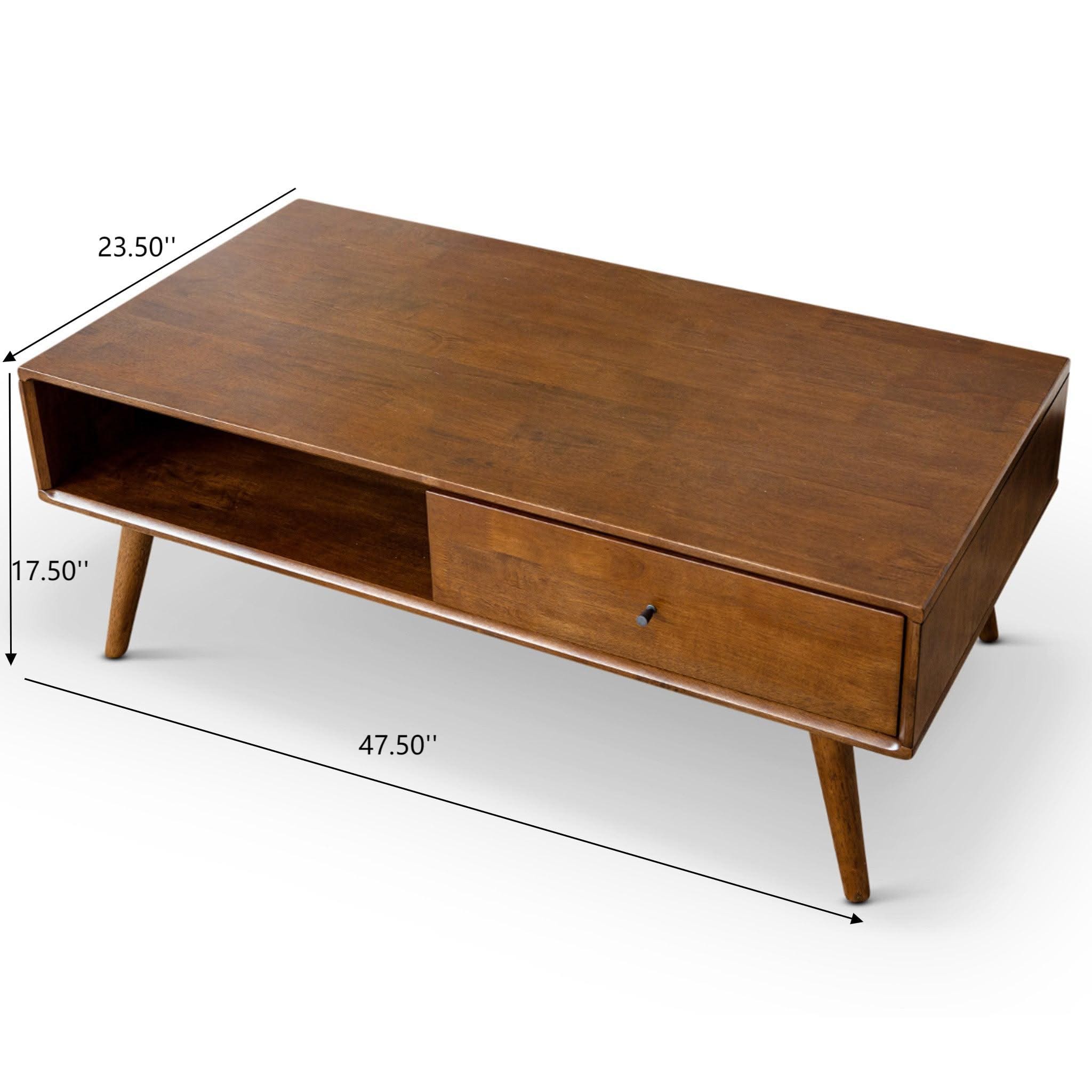 Caroline - Coffee Table - Walnut Brown - Image 4