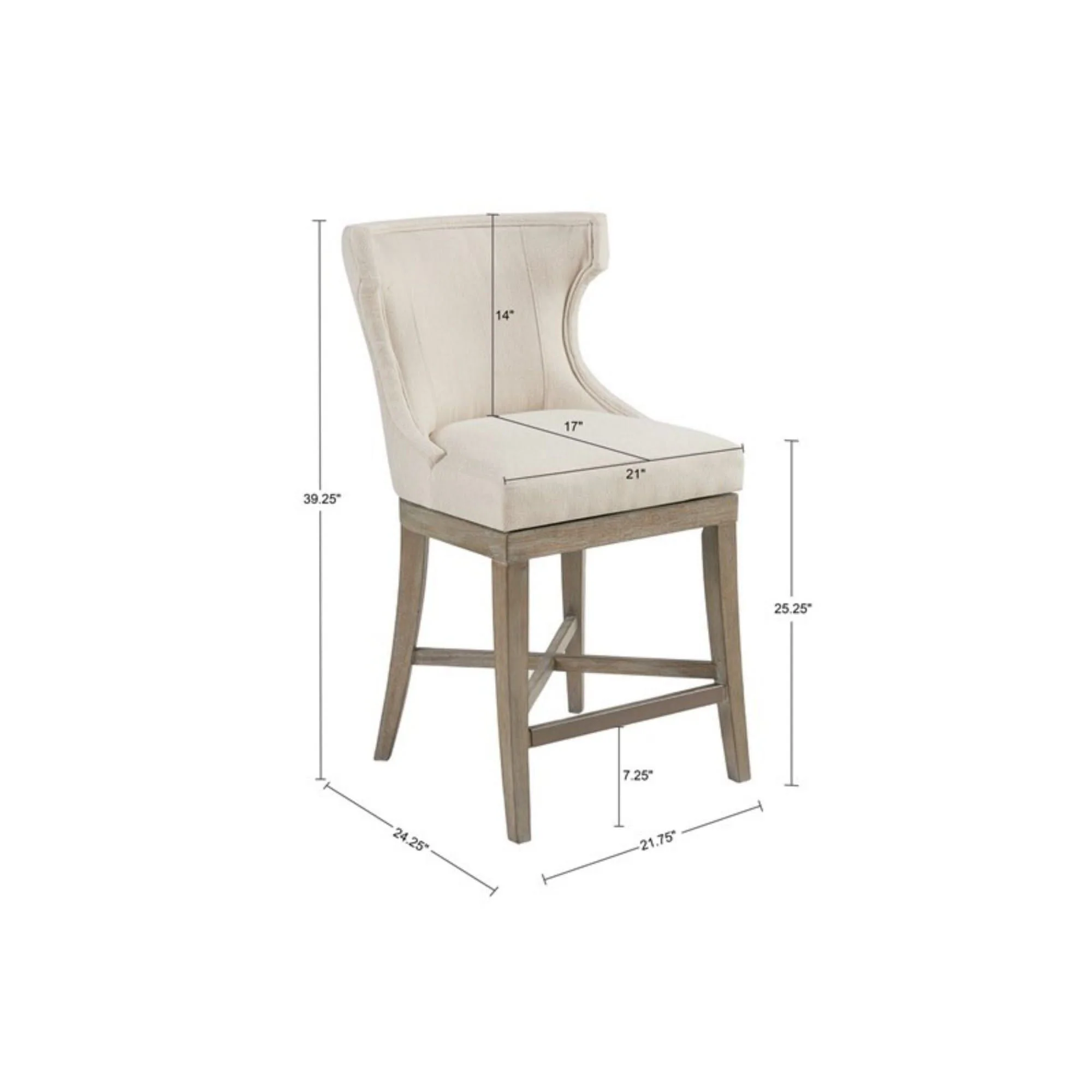 Carson - Counter Stool With Swivel Seat - Image 4