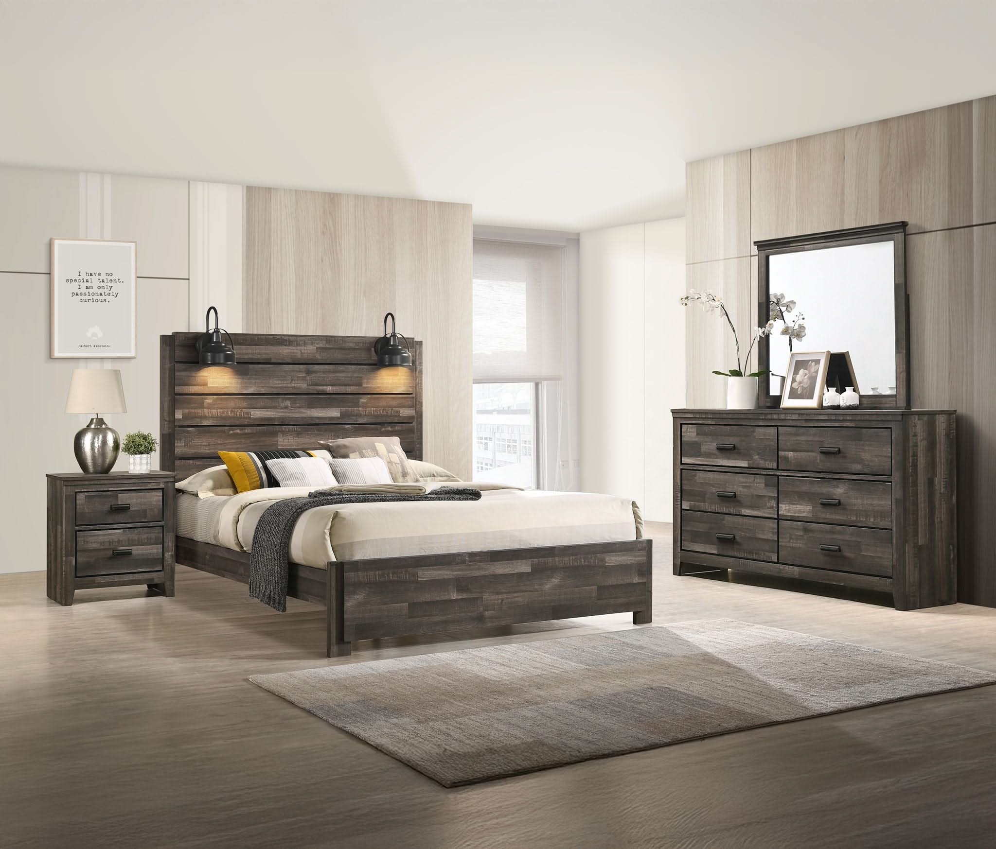 Carter - Full Bed In One Box - Brown - Image 4