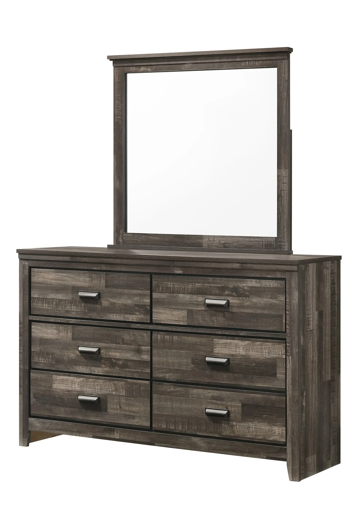 Carter - King 5 Piece Bedroom Set - Brown - Image 2