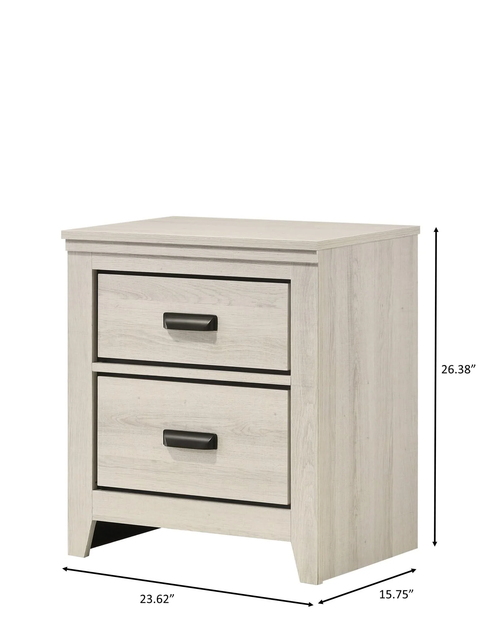 Carter - Nightstand - White - Image 2