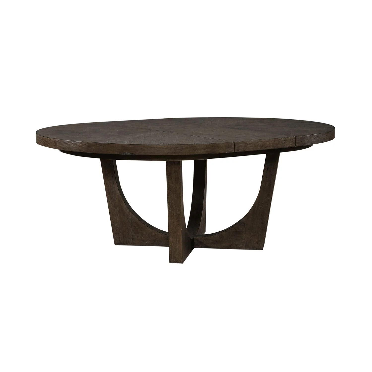 Cascade Falls - Pedestal Table - Satin Espresso - Image 2