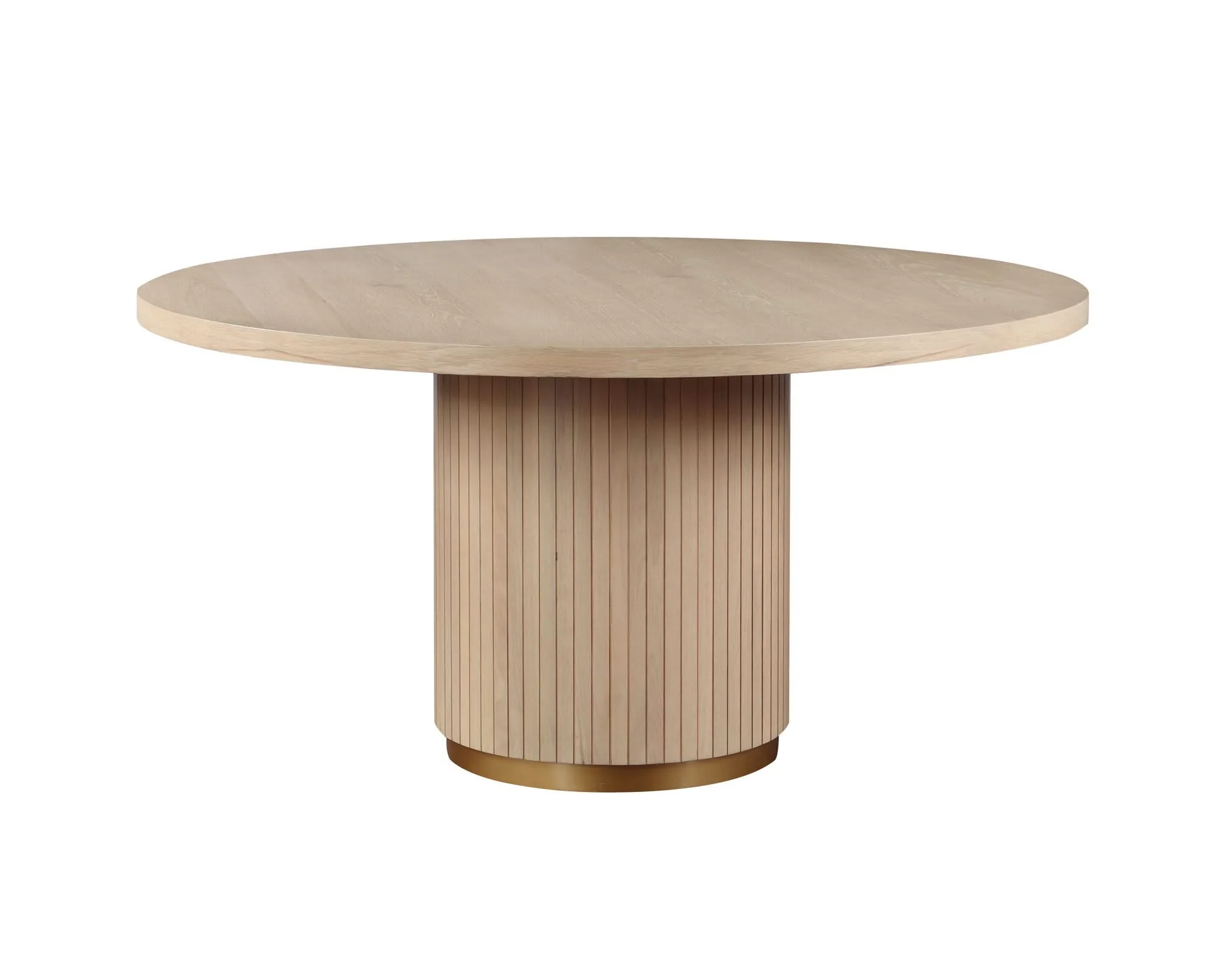 Caspian - Wide Dining Table - Oak Finish - Image 3