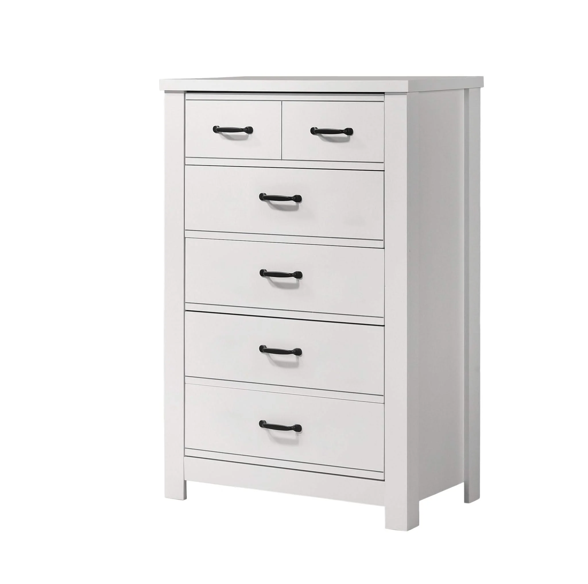 Cassini - 5 Drawer Chest - White - Image 3