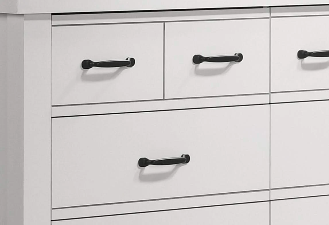 Cassini - 6 Drawer Dresser - White - Image 2