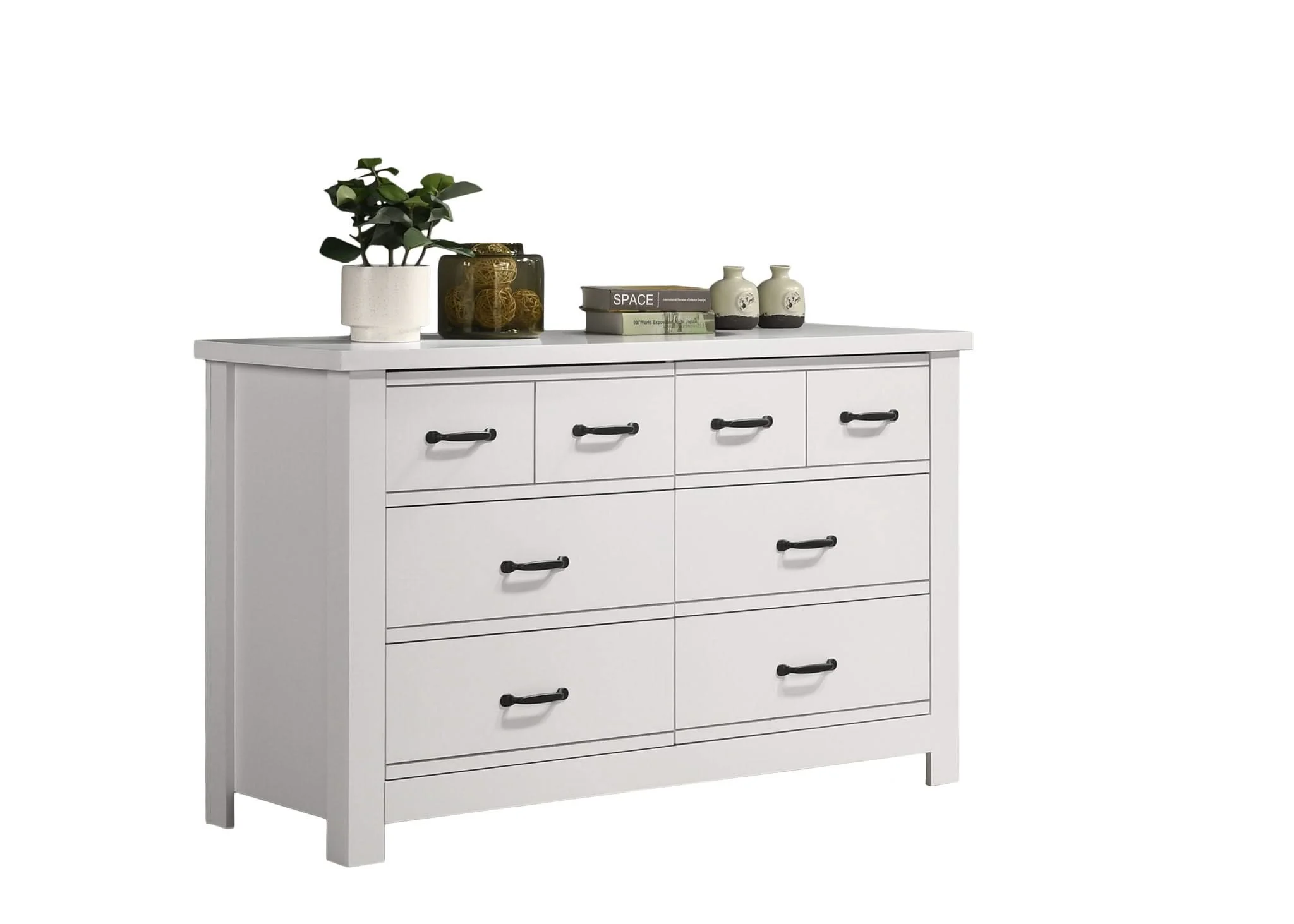 Cassini - 6 Drawer Dresser - White - Image 3