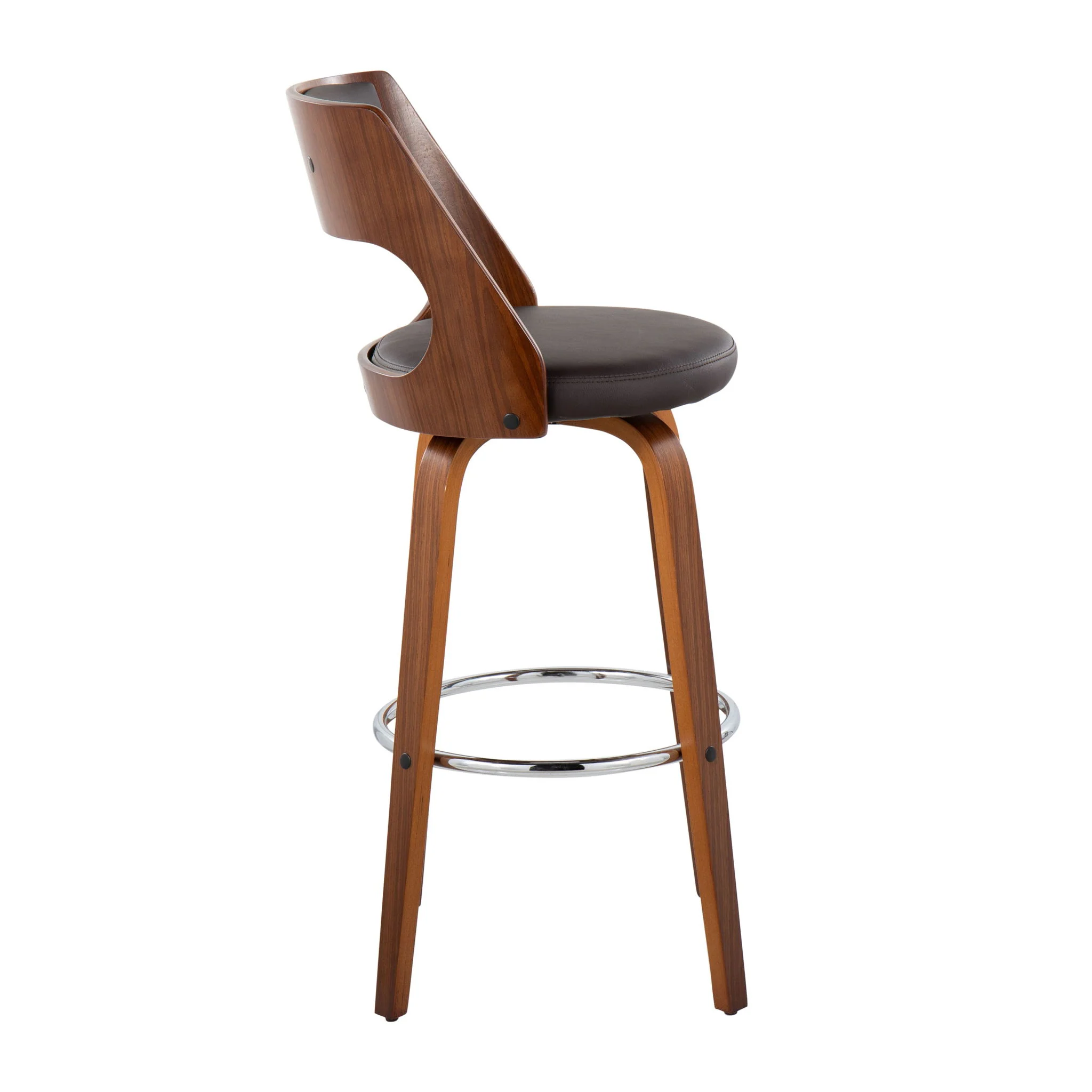 Cecina - Mid-Century Modern Barstool With Swivel (Set of 2) - Image 3