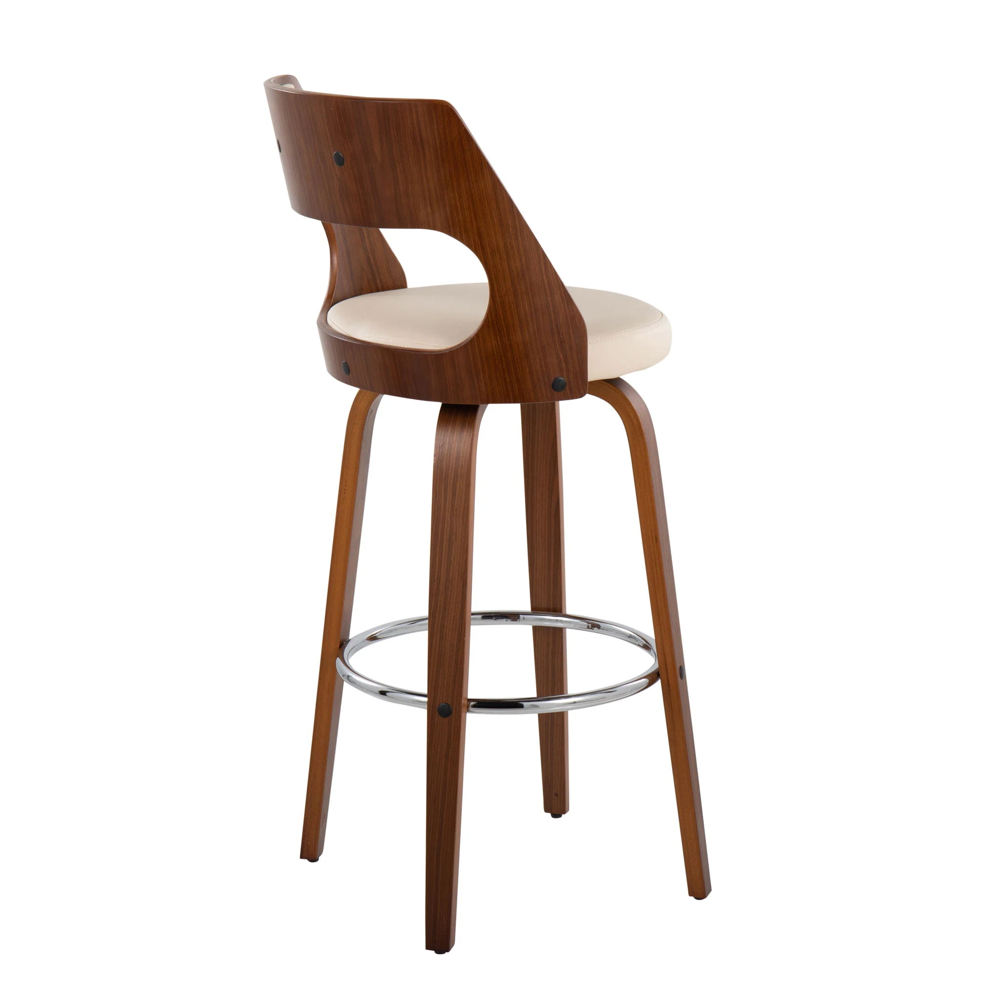 Cecina - Mid-Century Modern Barstool With Swivel (Set of 2) - Image 4