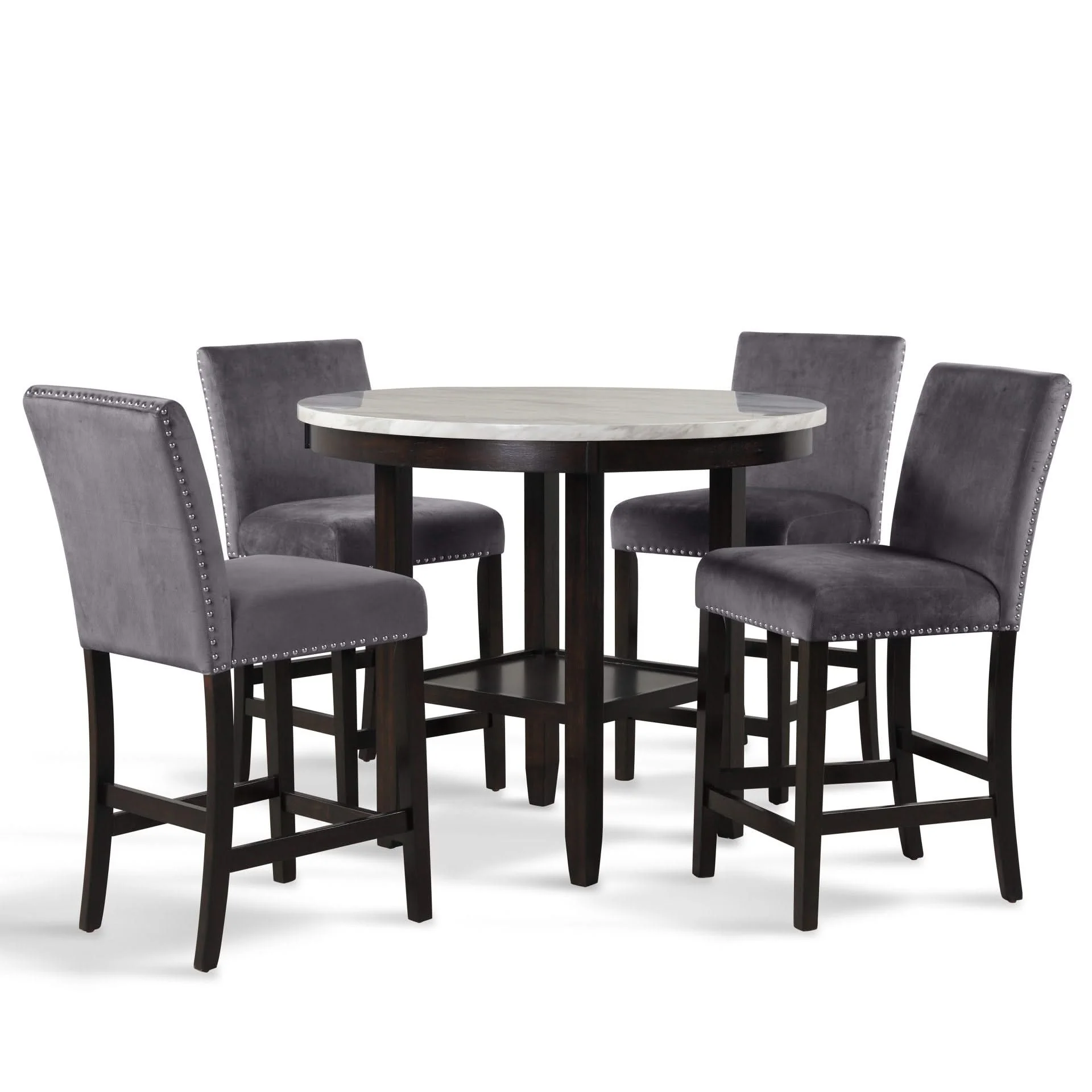Celeste - Round Counter Table - Espresso - Image 2
