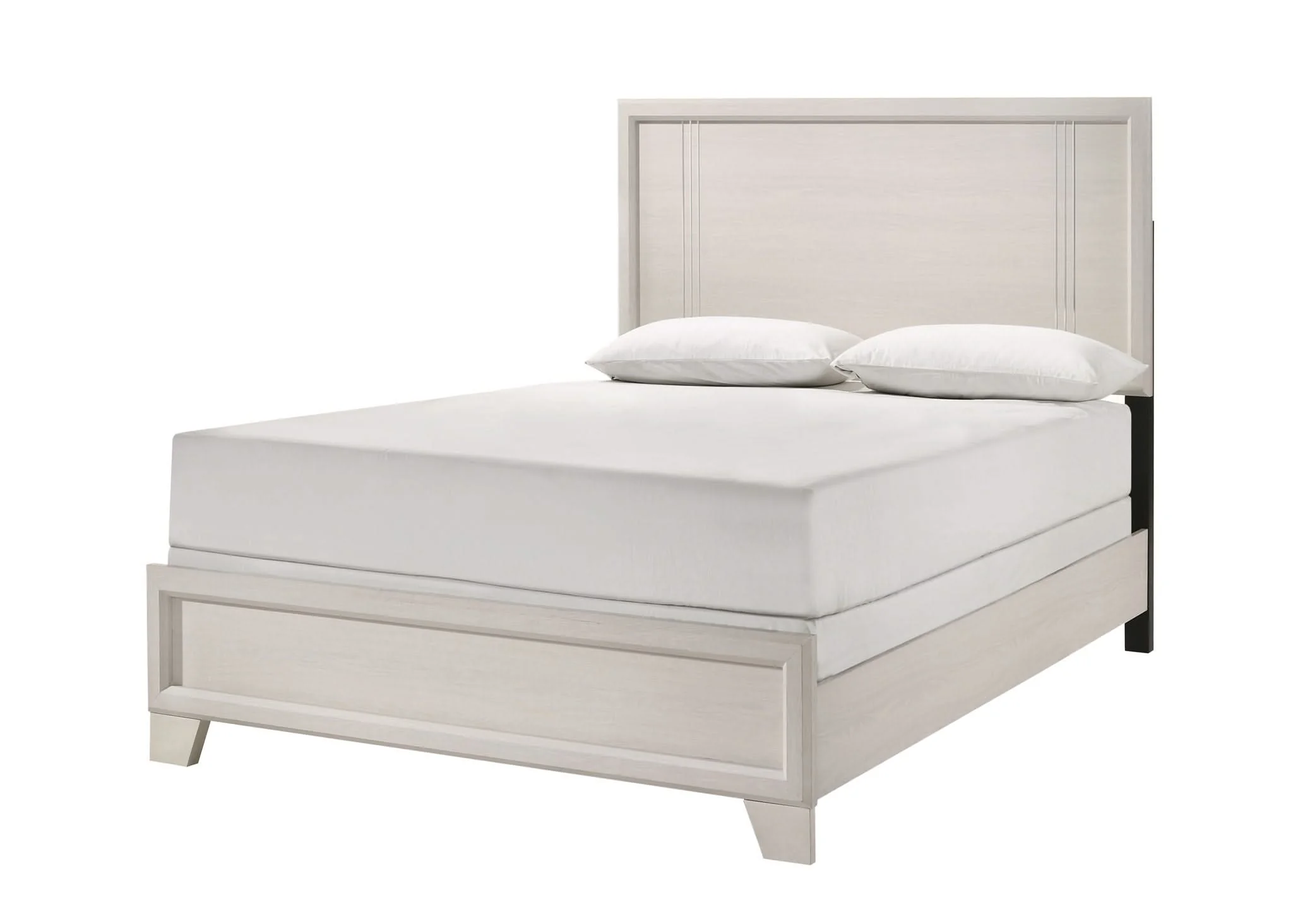 Charlie - Full 4 Piece Bedroom Set - White - Image 2