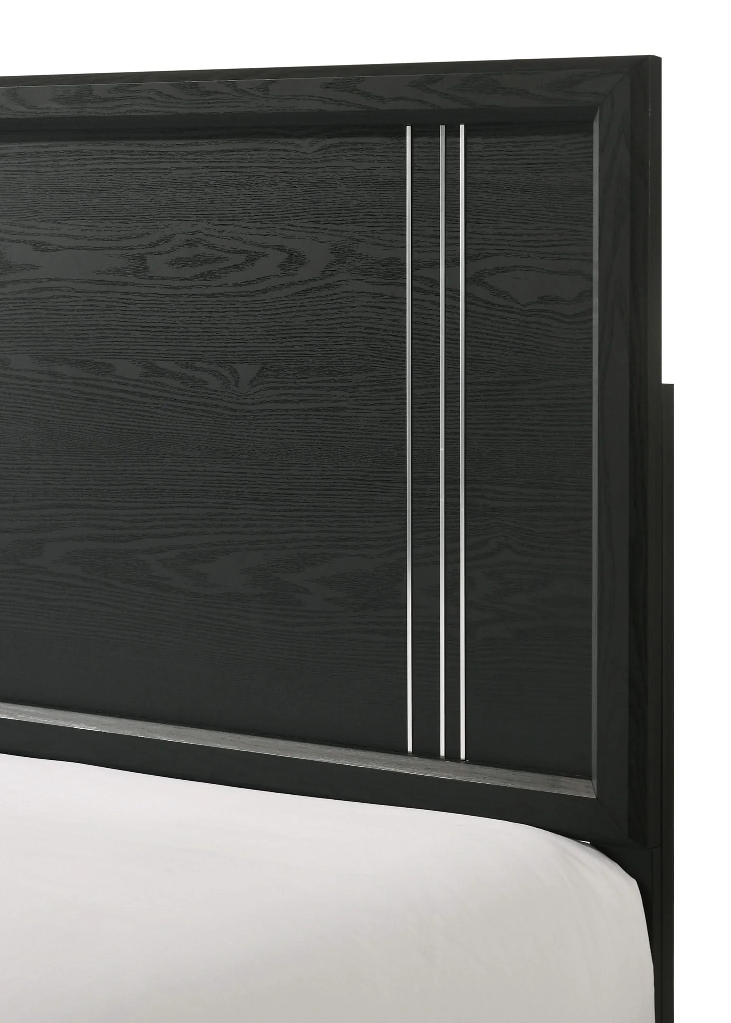 Charlie - Queen 5 Piece Bedroom Set - Charcoal - Image 3