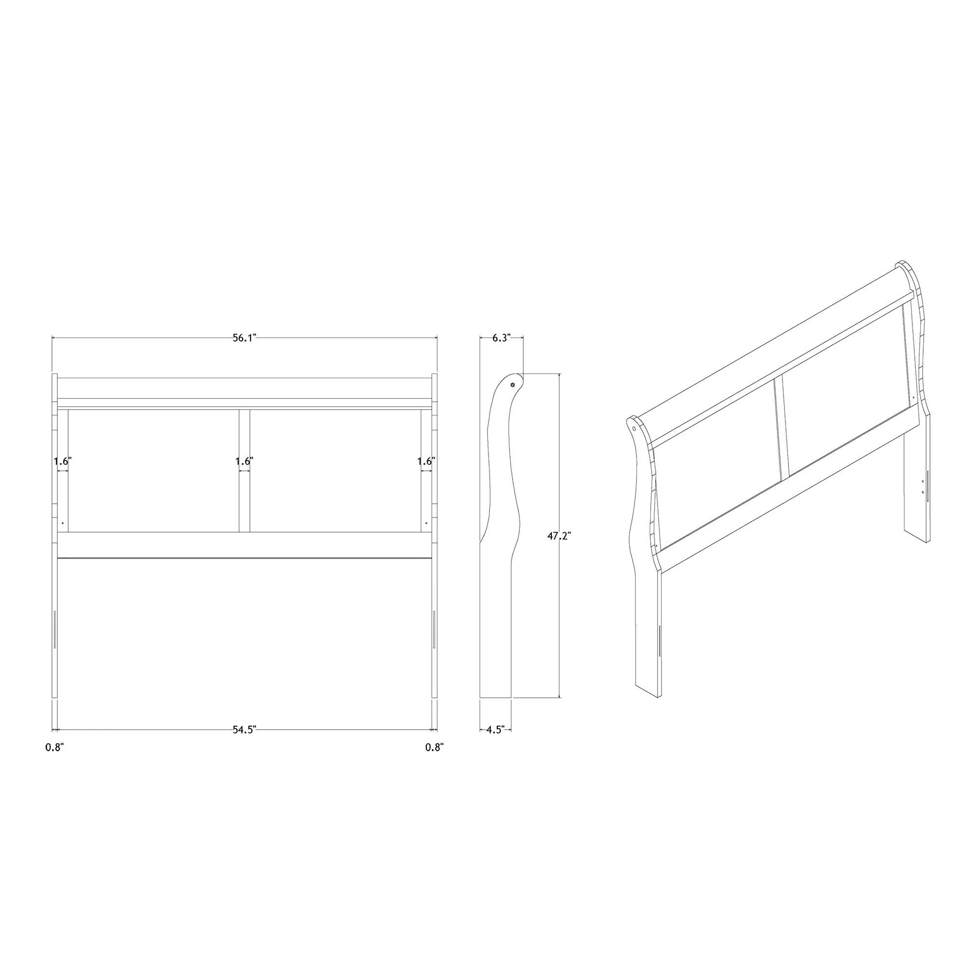 Charlston - 5 Piece Bedroom Set With LED Headboard - Image 13