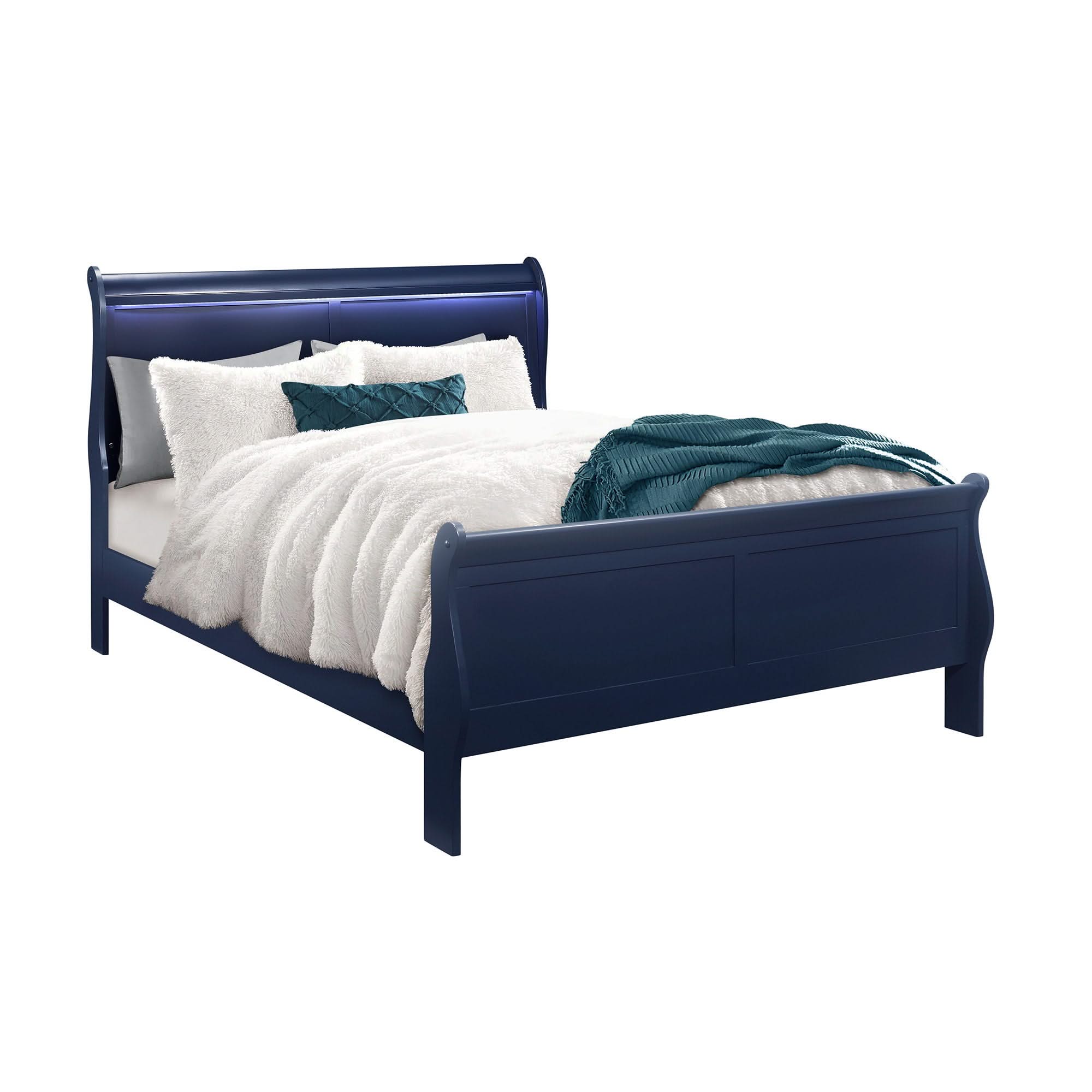 Charlston - 5 Piece Bedroom Set With LED Headboard - Image 6