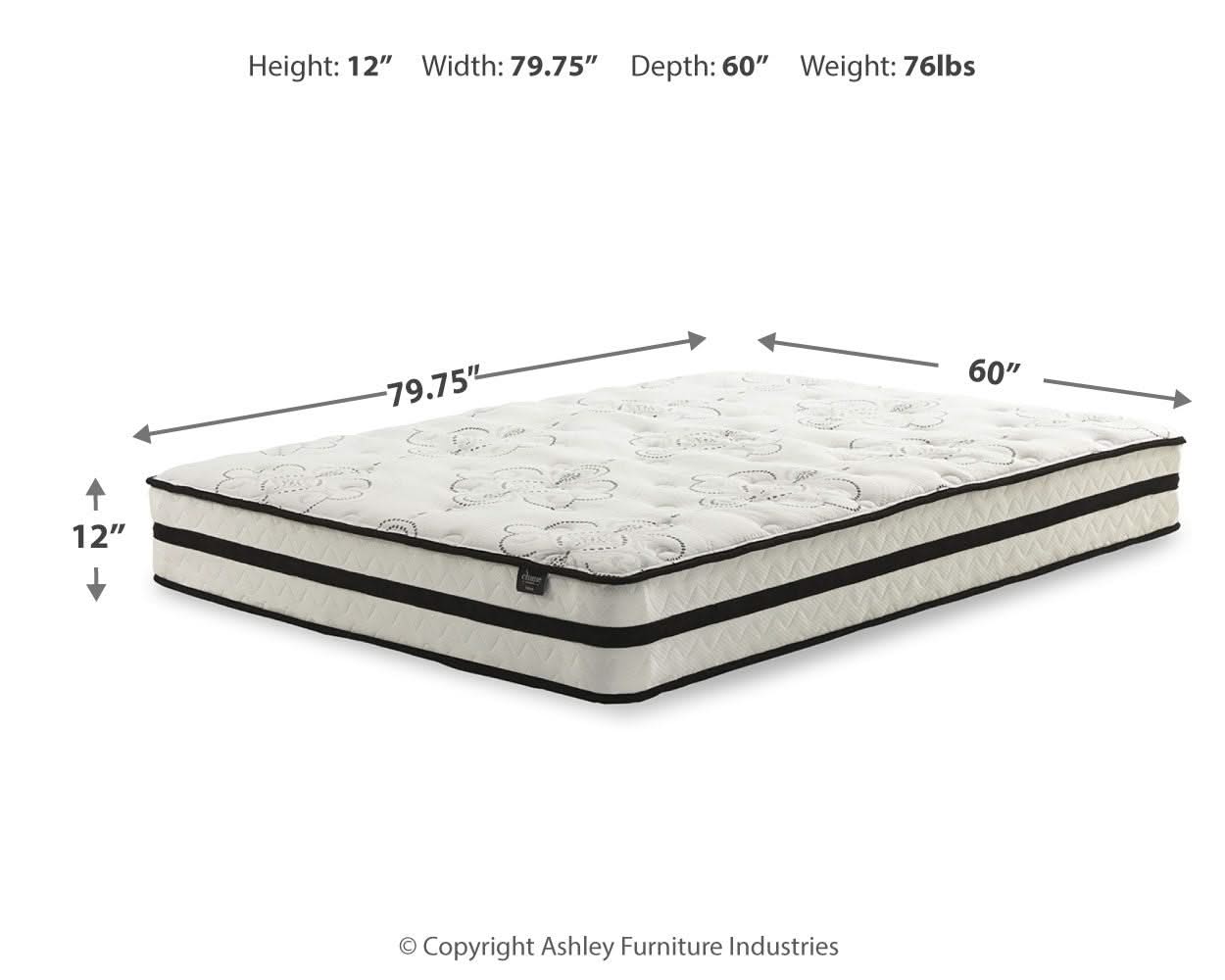 Chime 12 Inch Hybrid - Ultra Plush Hybrid Mattress - Image 4