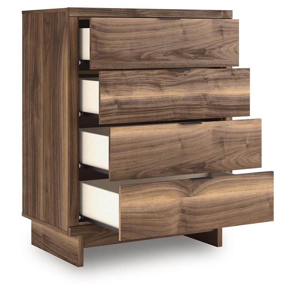 Chirason - Four Drawer Chest - Brown - Image 4