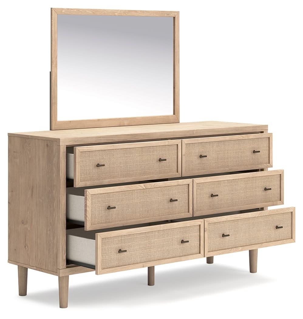 Cielden - Dresser And Mirror - Two-Tone - Image 4