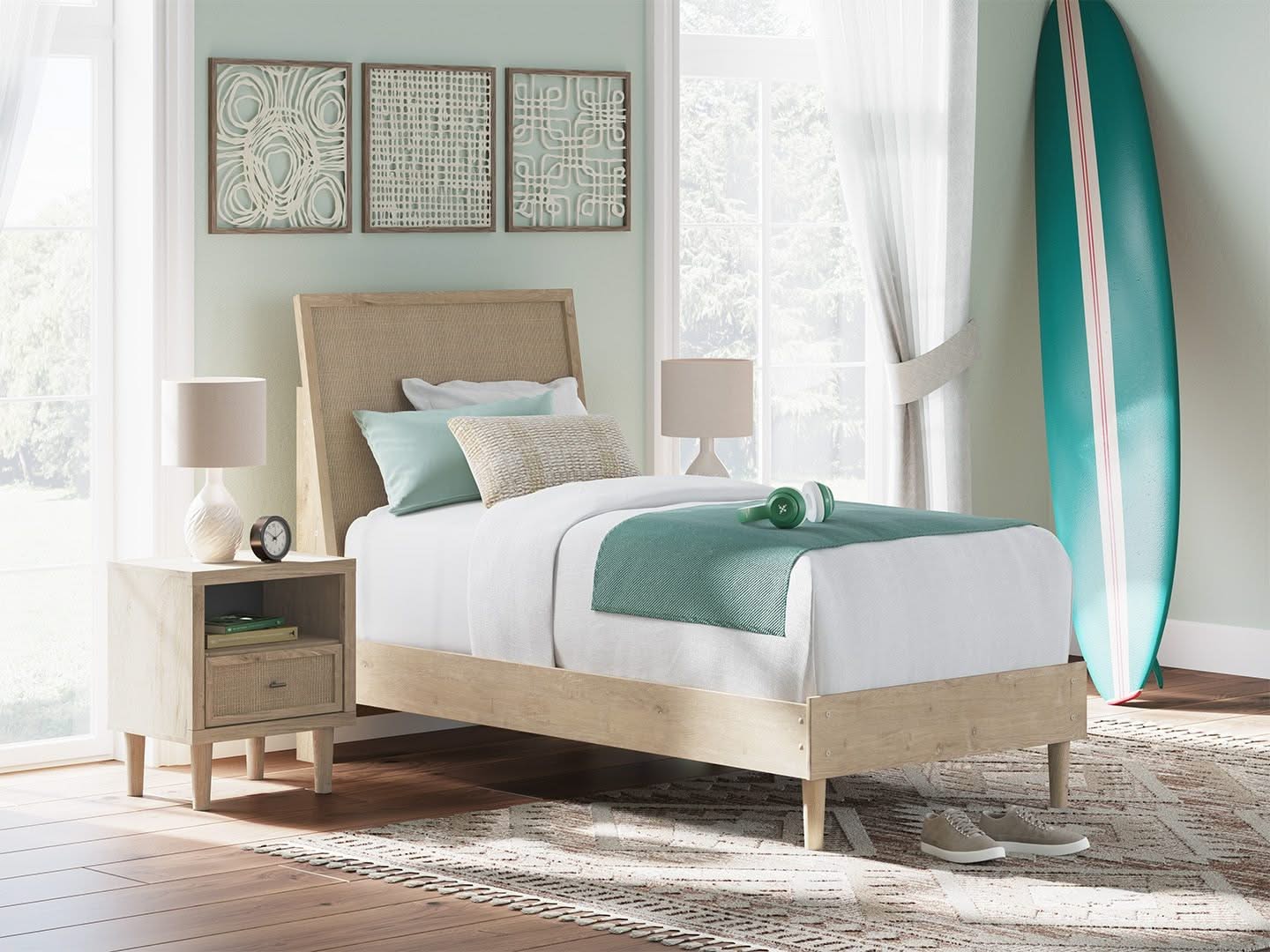 Cielden - Panel Bed - Image 2