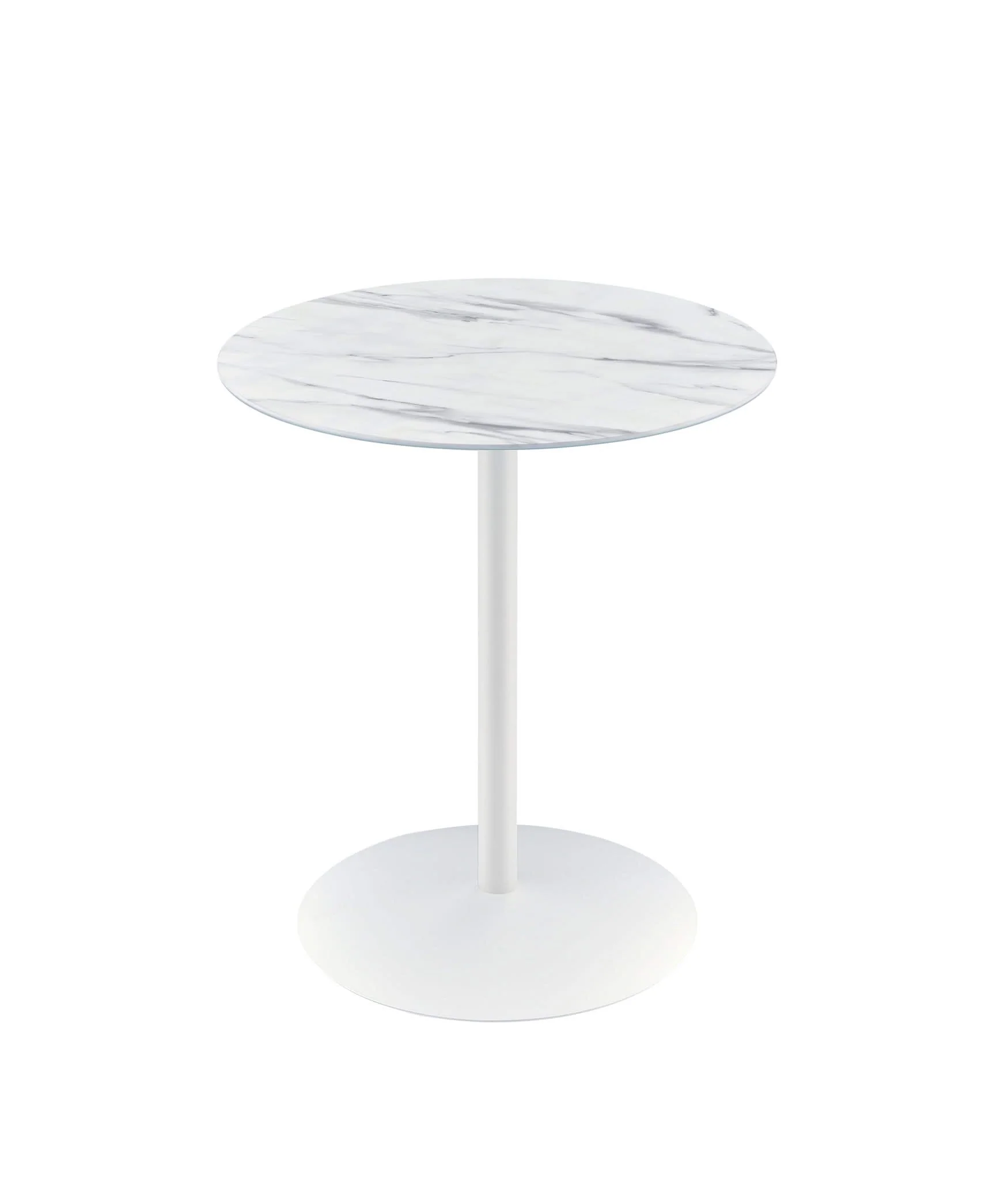 Circa - 17.5" End Table With Marble Textured Top - Image 4