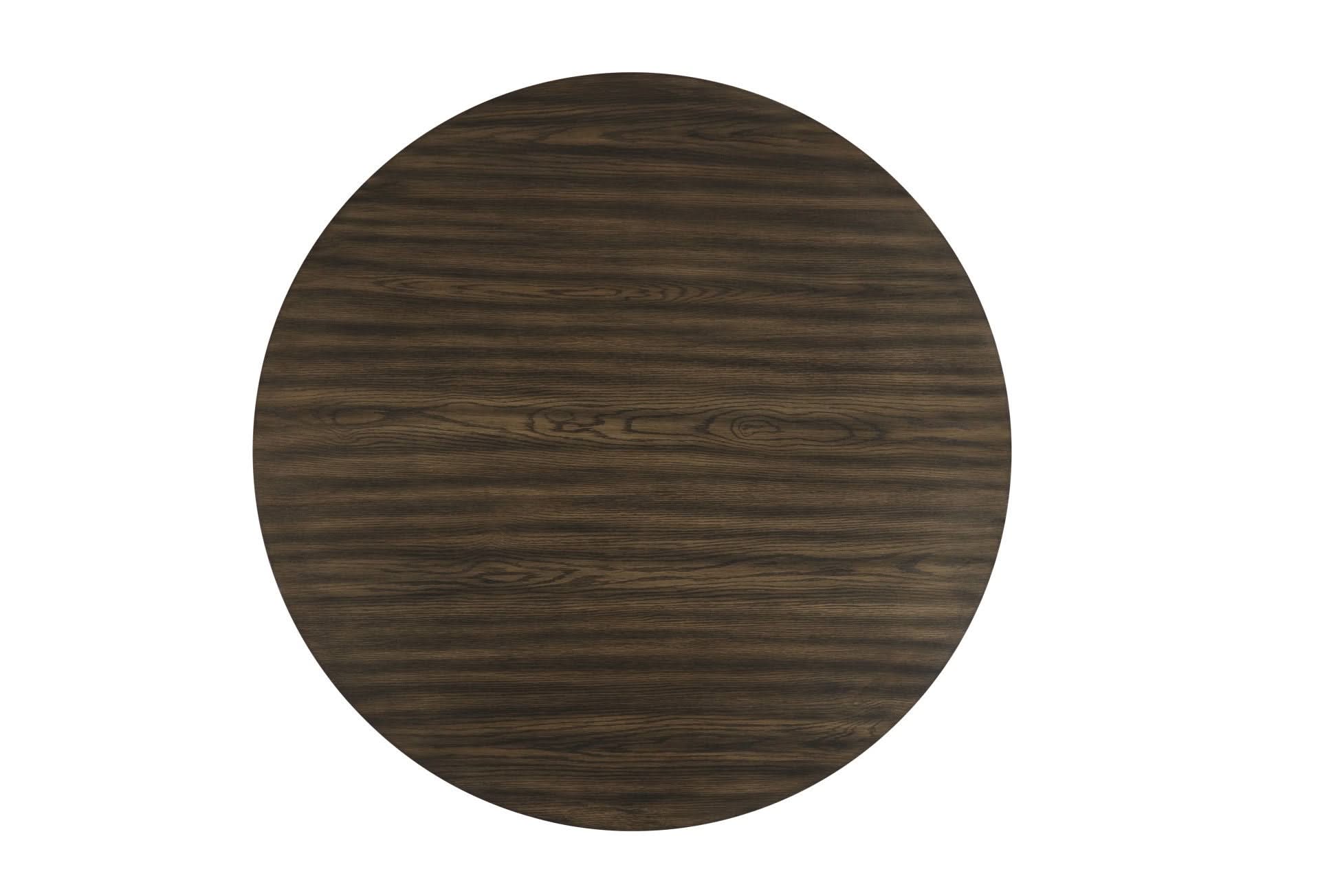 Cityscape - Round Dining Table - Dark Brown - Image 3